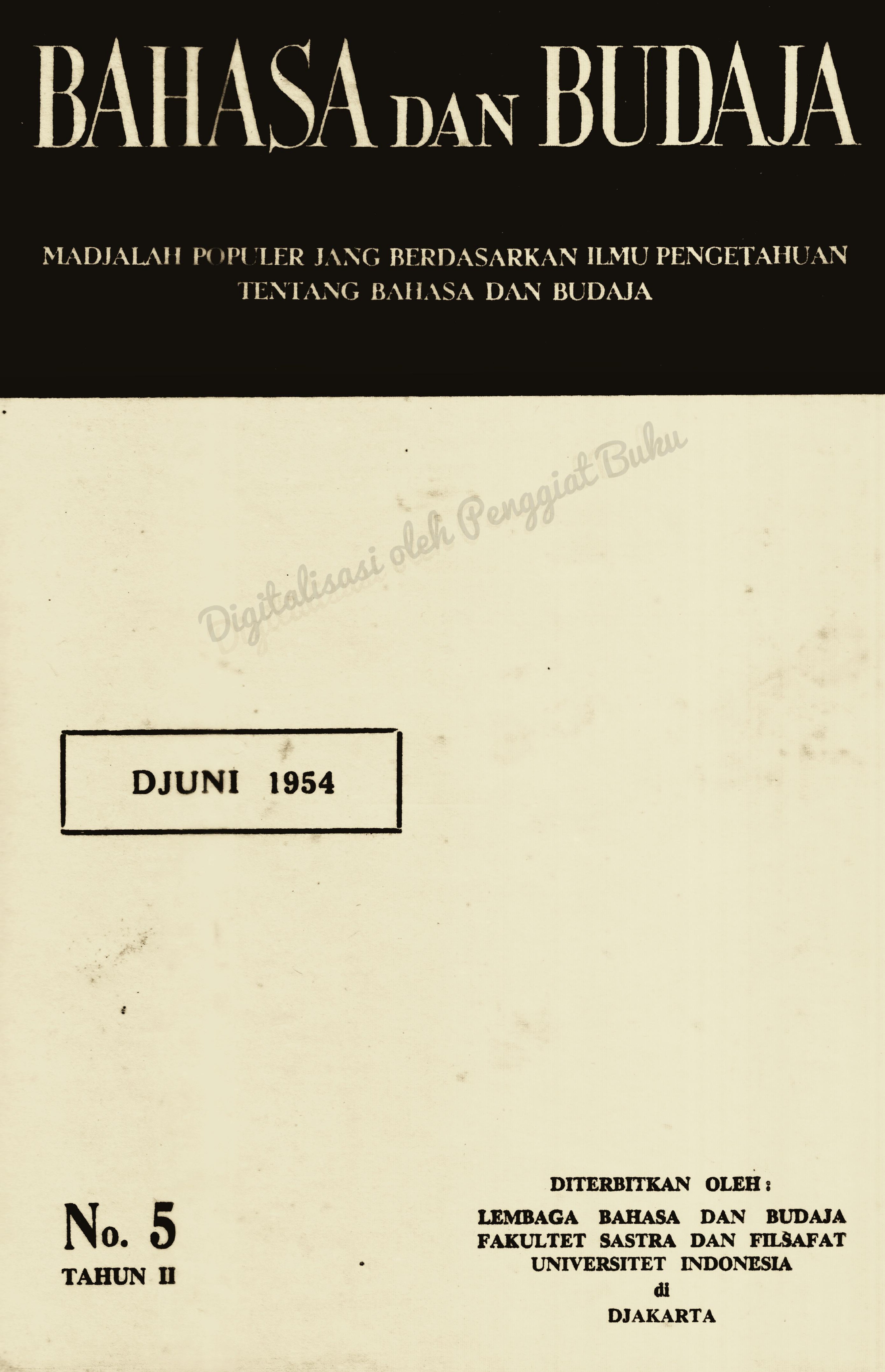 Masalah Edjaan Bahasa Indonesia