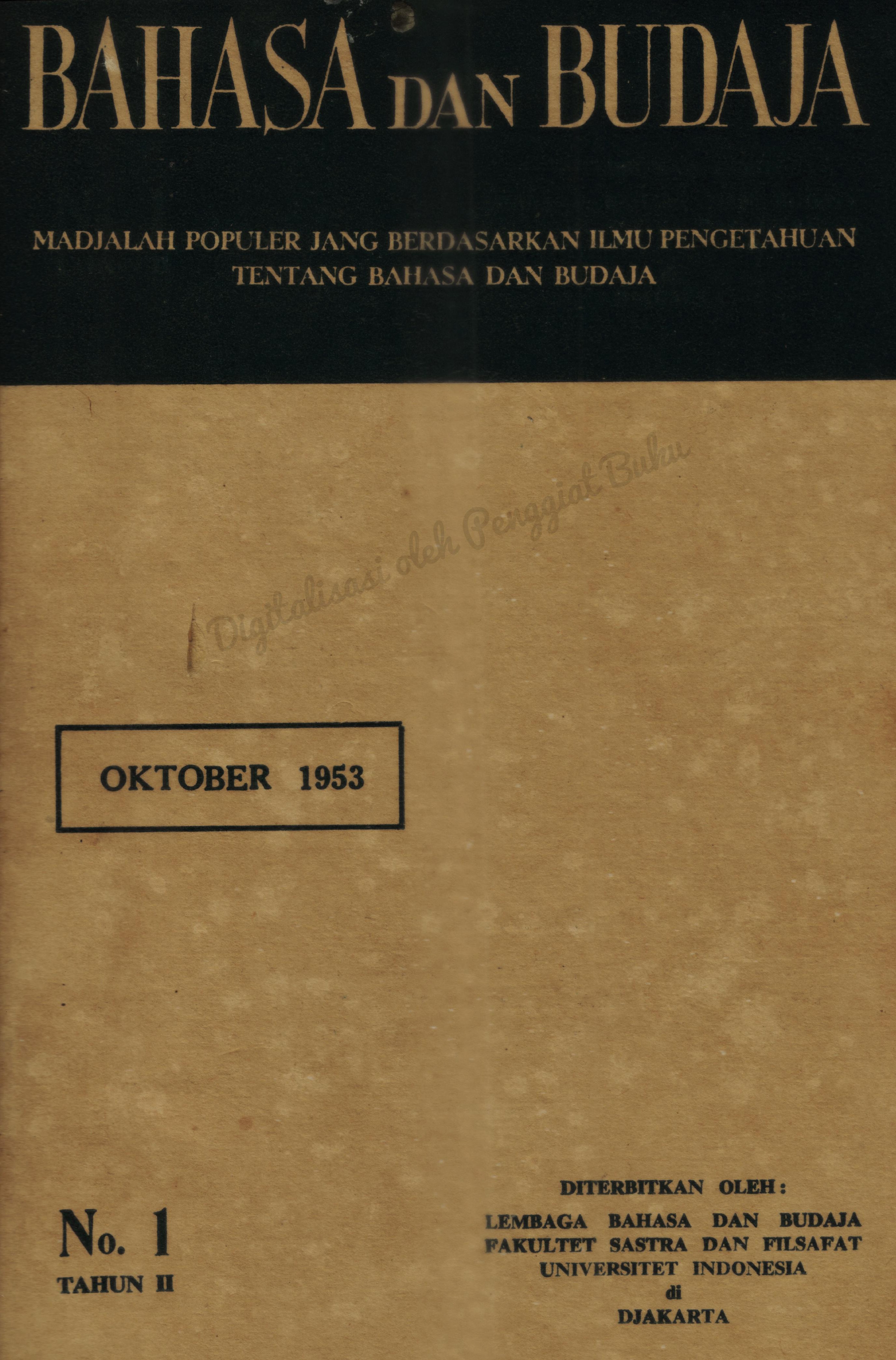Tentang Edjaan Bahasa Indonesia
