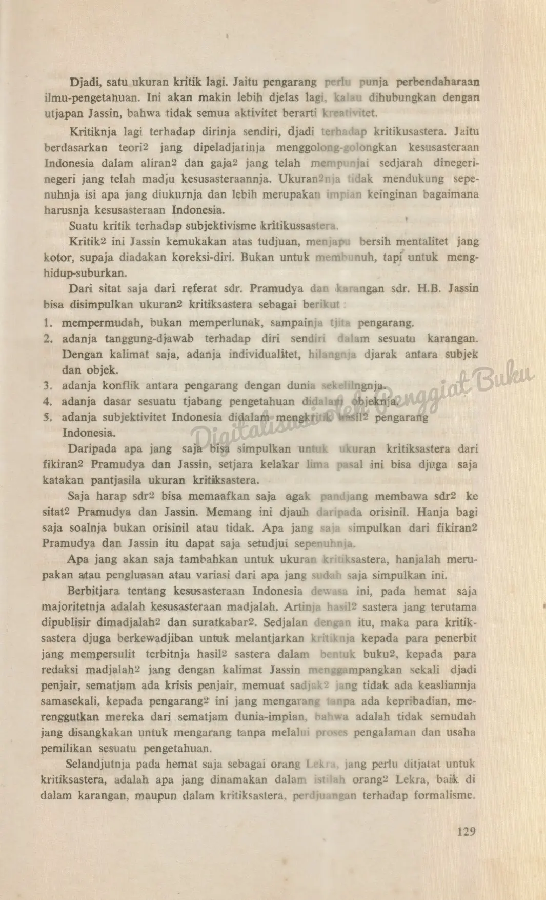 Ukuran bagi Kritik Sastera, 3