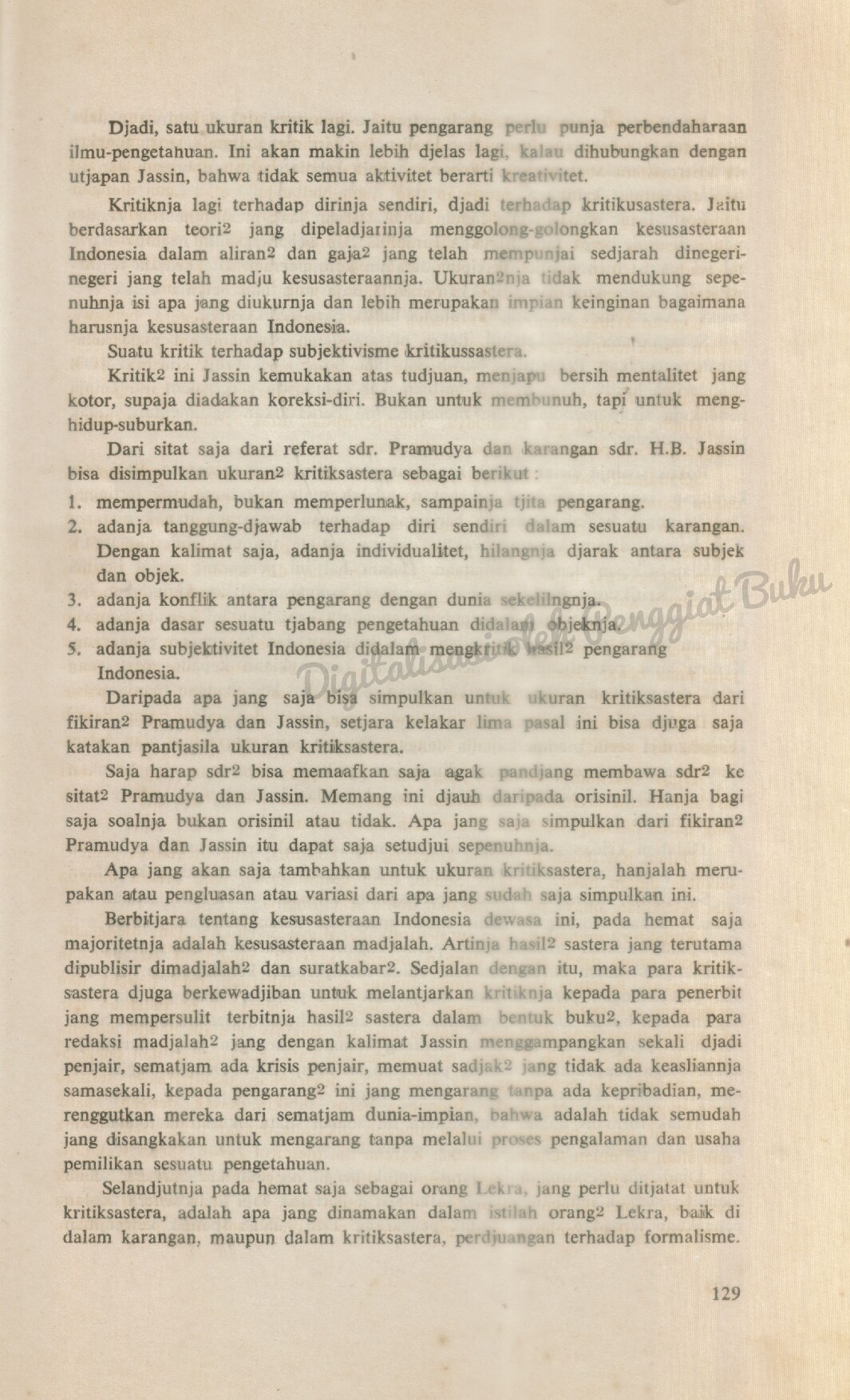 Ukuran bagi Kritik Sastera, 3