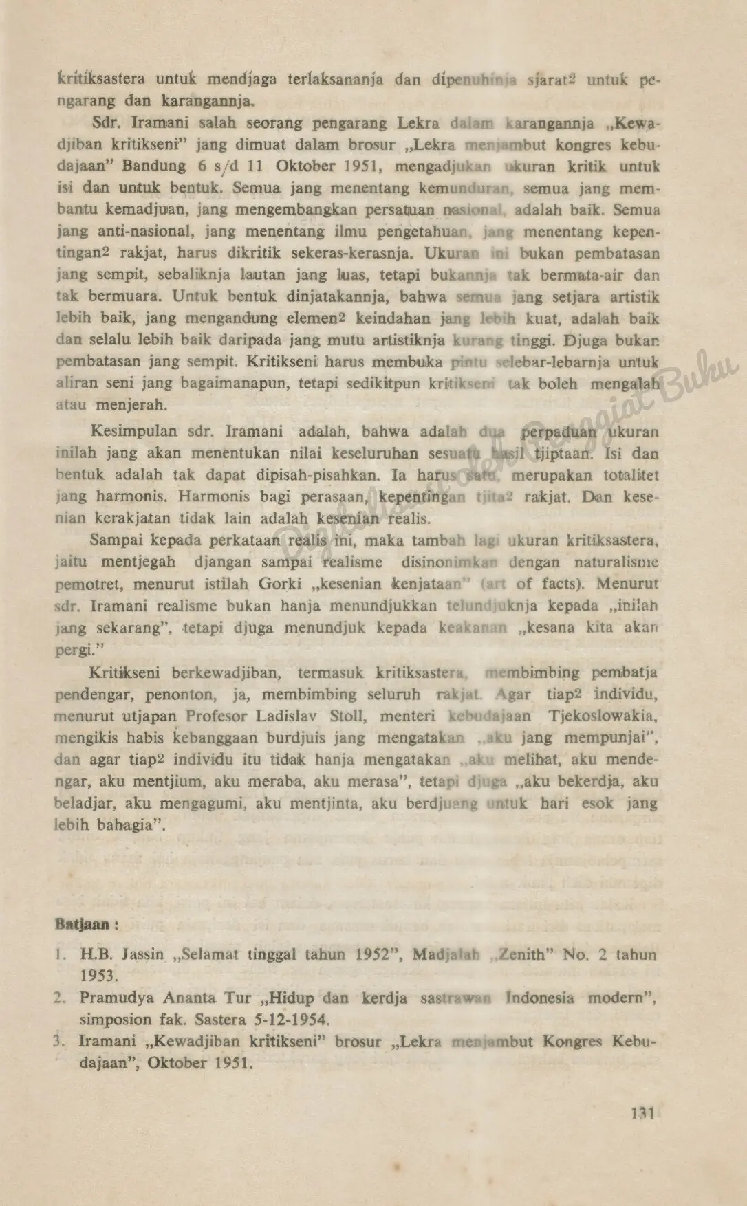 Ukuran bagi Kritik Sastera, 5