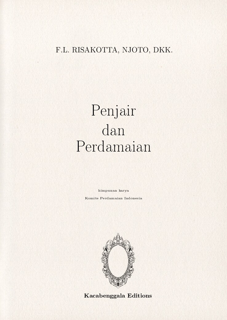 Penjair dan Perdamaian