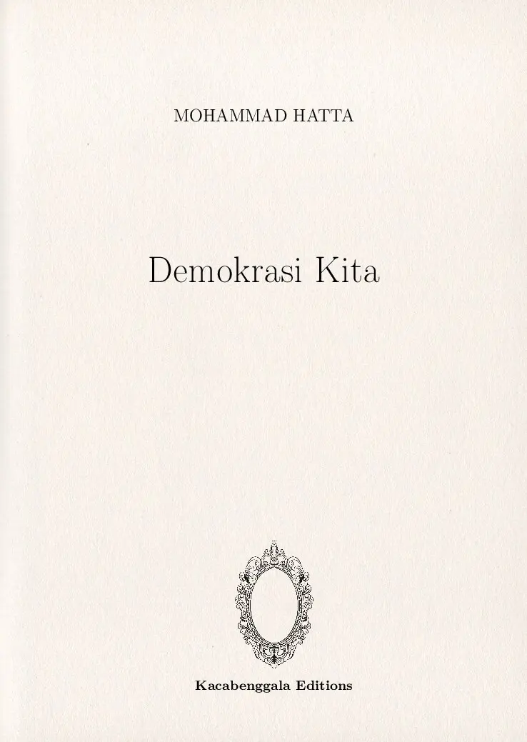 Demokrasi Kita