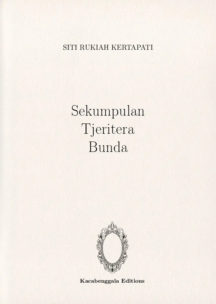 Sekumpulan Tjeritera Bunda