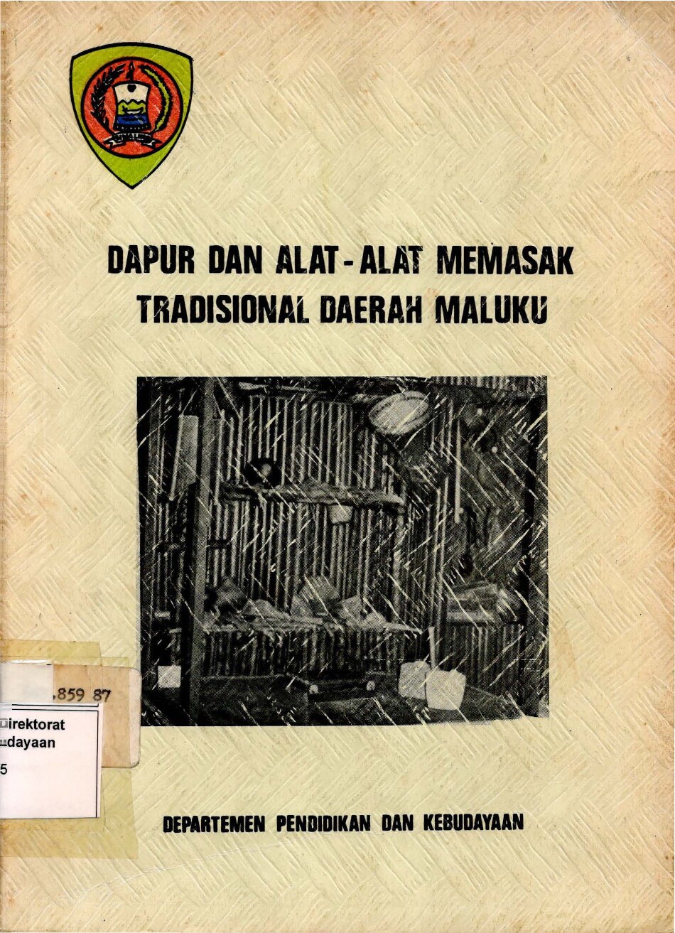 Dapur dan alat-alat memasak tradisional Daerah Maluku