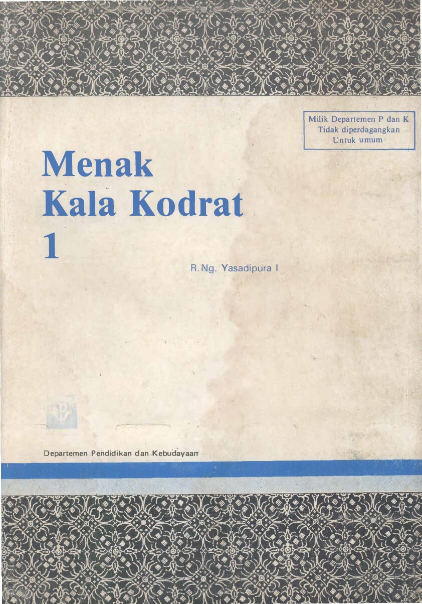 Menak Kala Kodrat 1