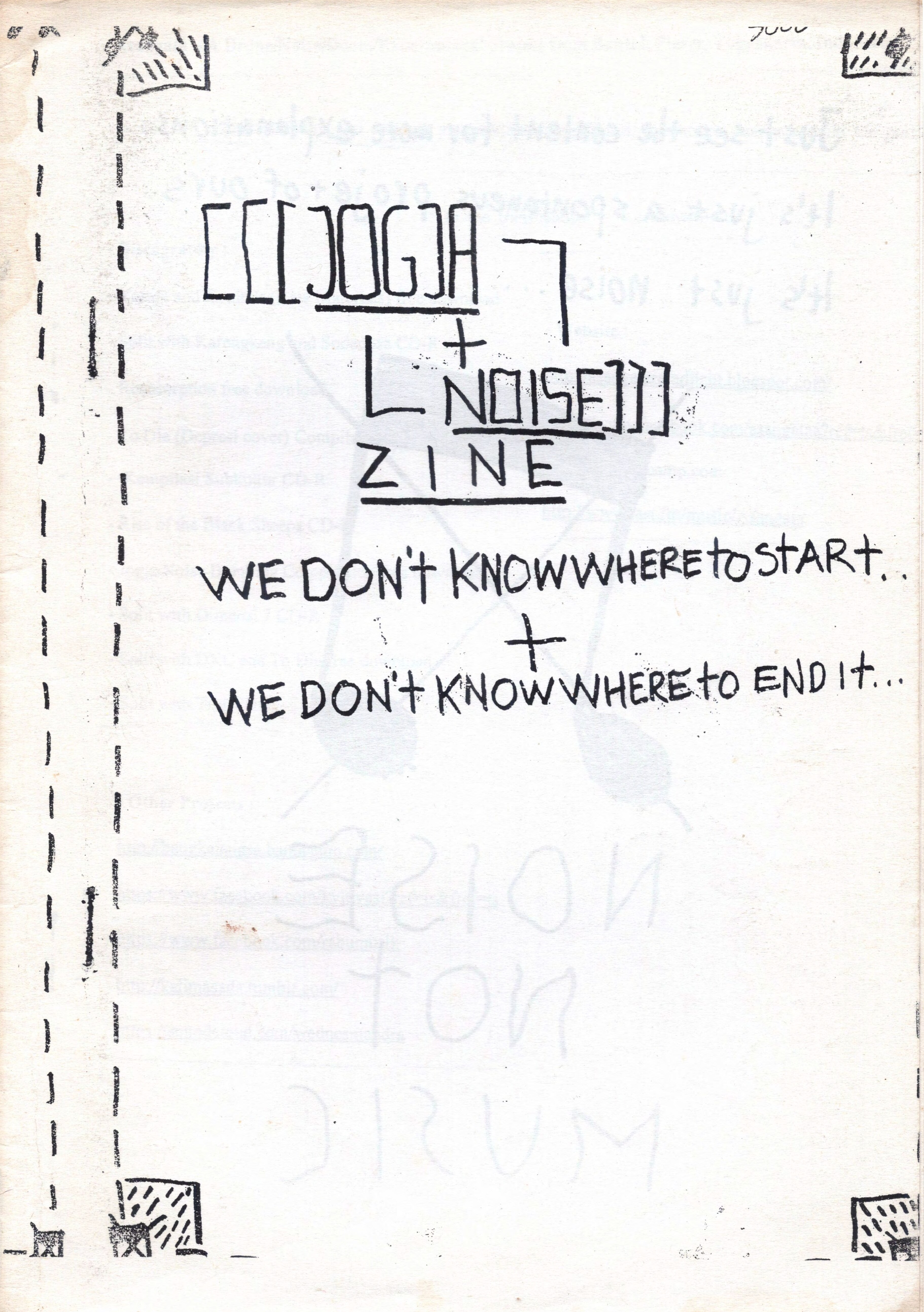 Jogja Noise Zine