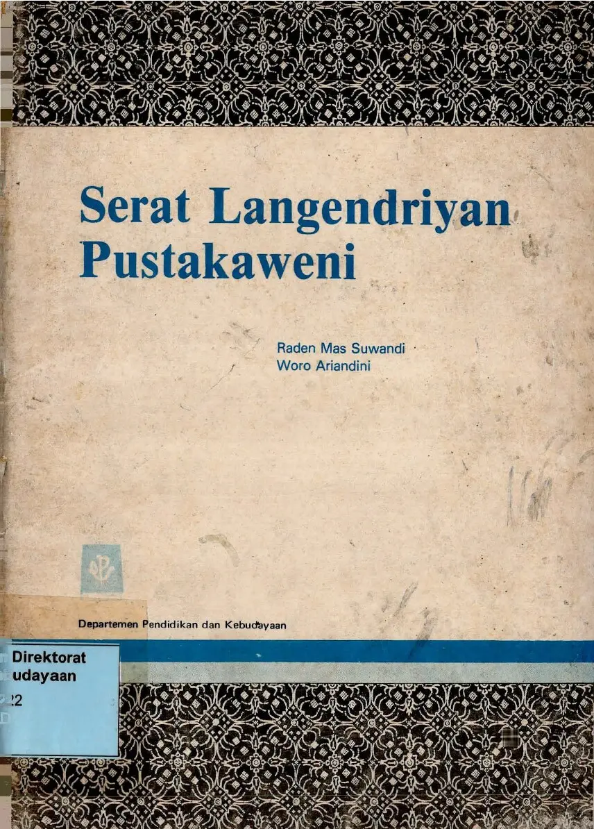 Serat Langendriyan Pustakaweni