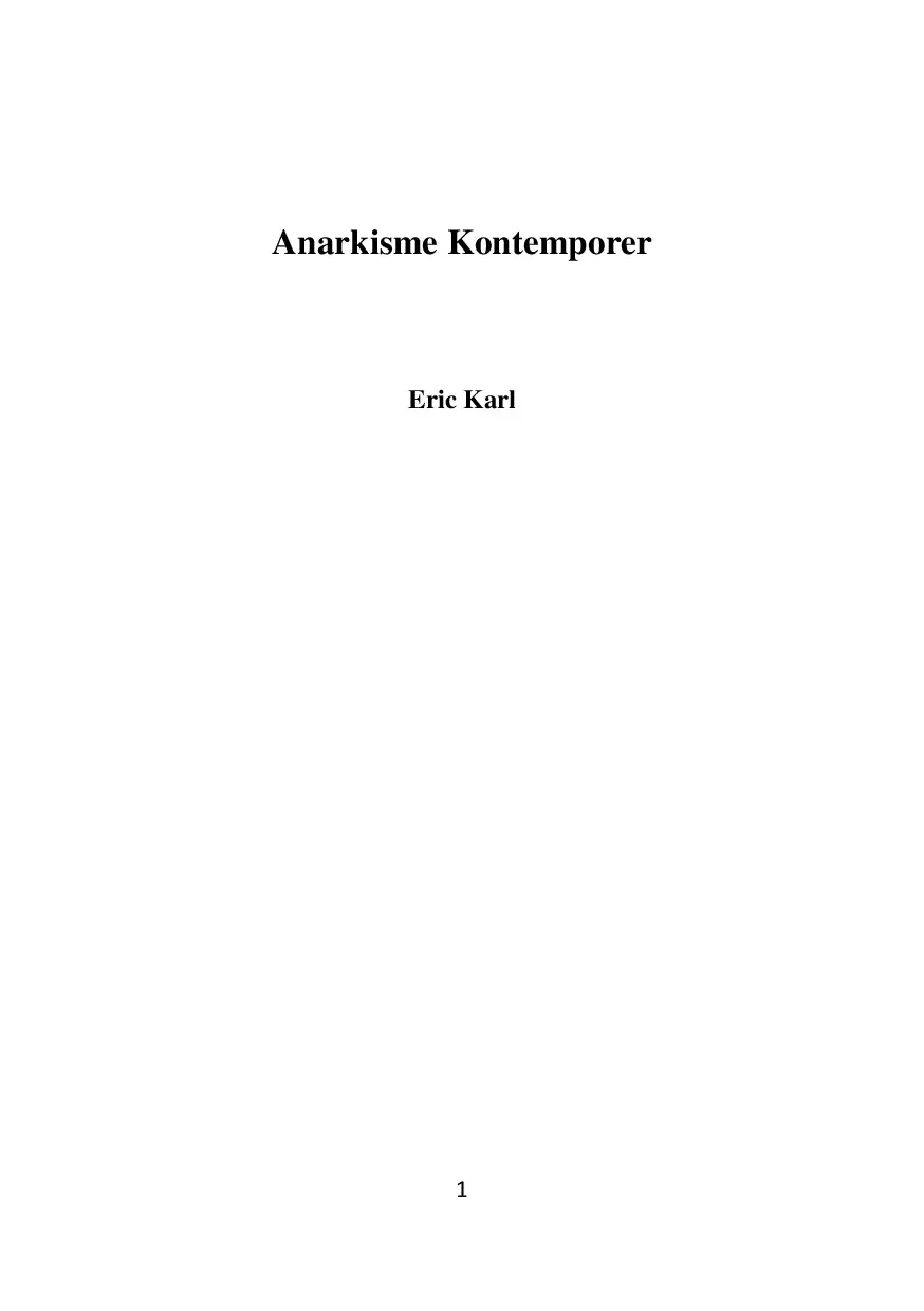 Anarkisme Kontemporer