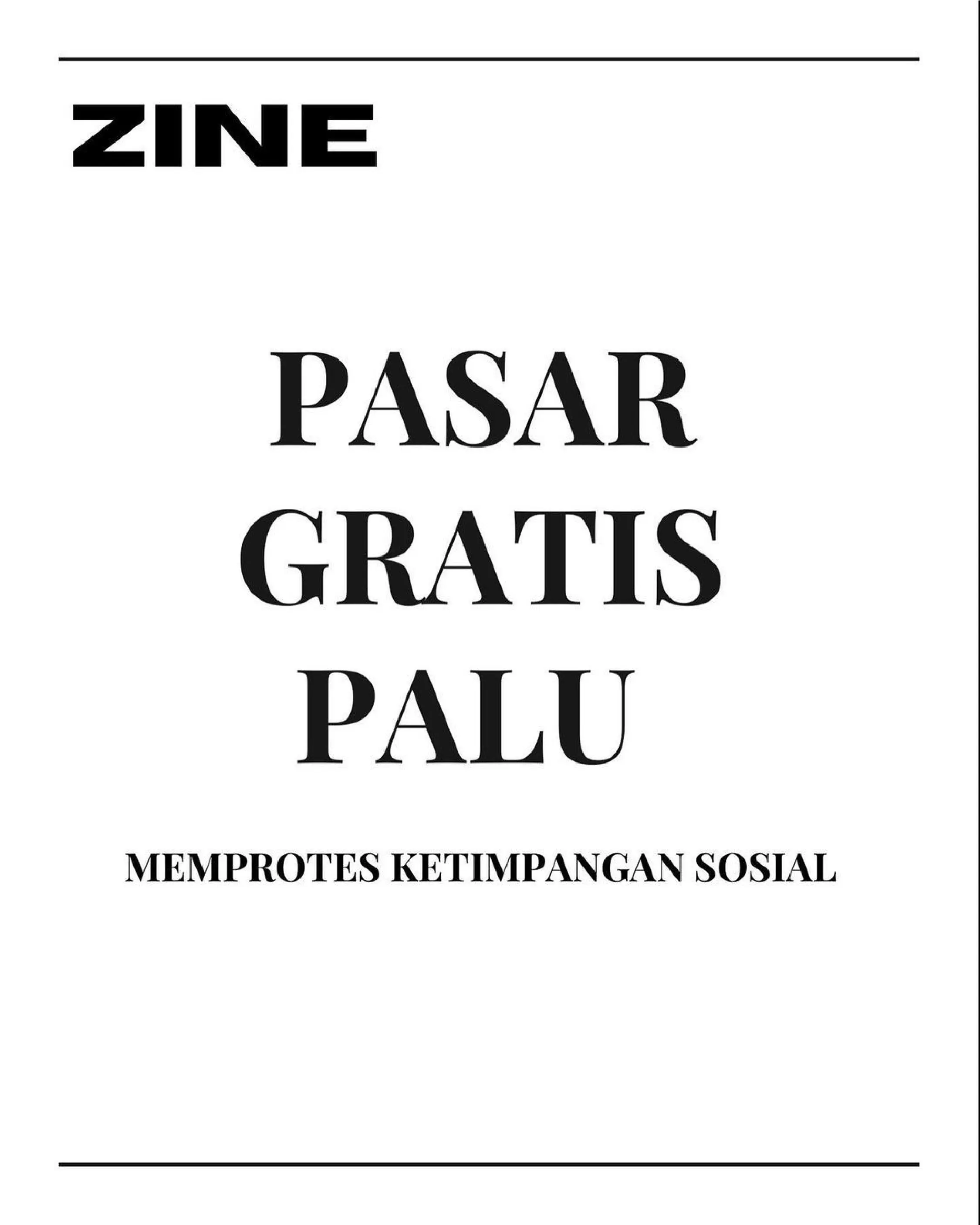 Pasar Gratis Palu