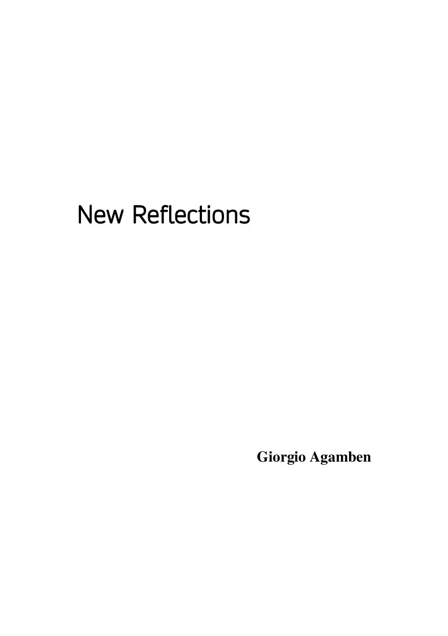 New Reflections