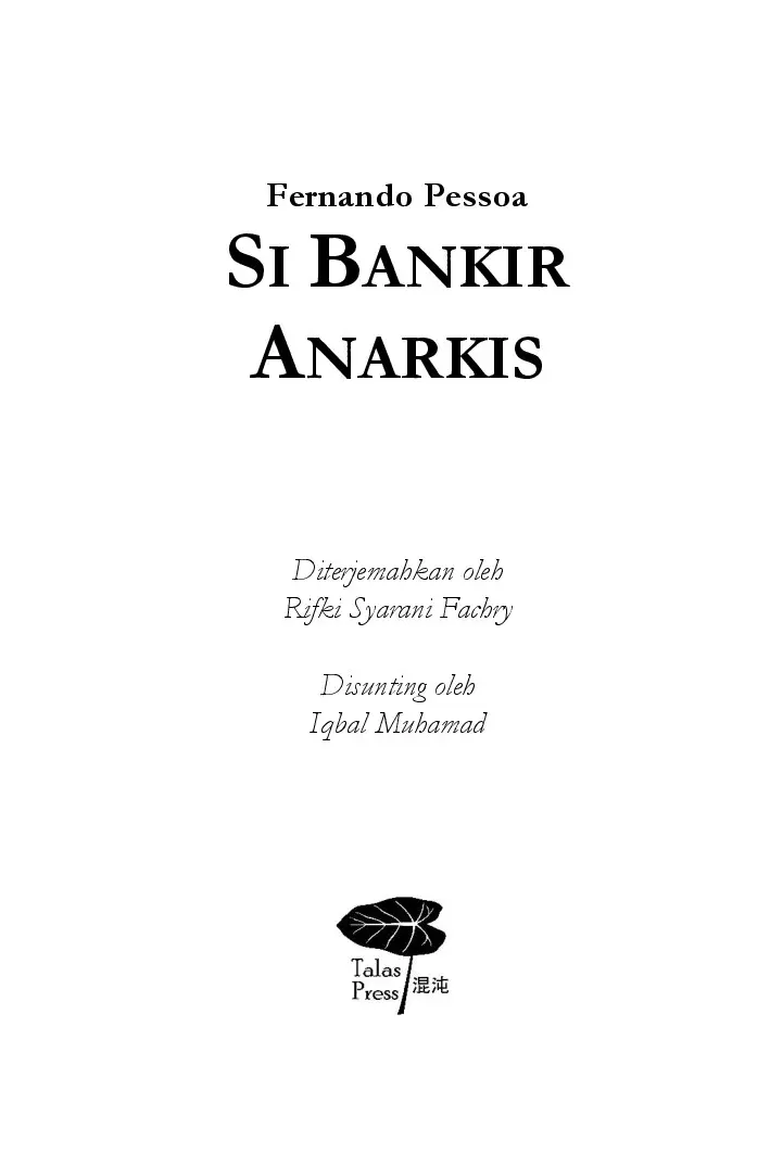 Si Bankir Anarkis