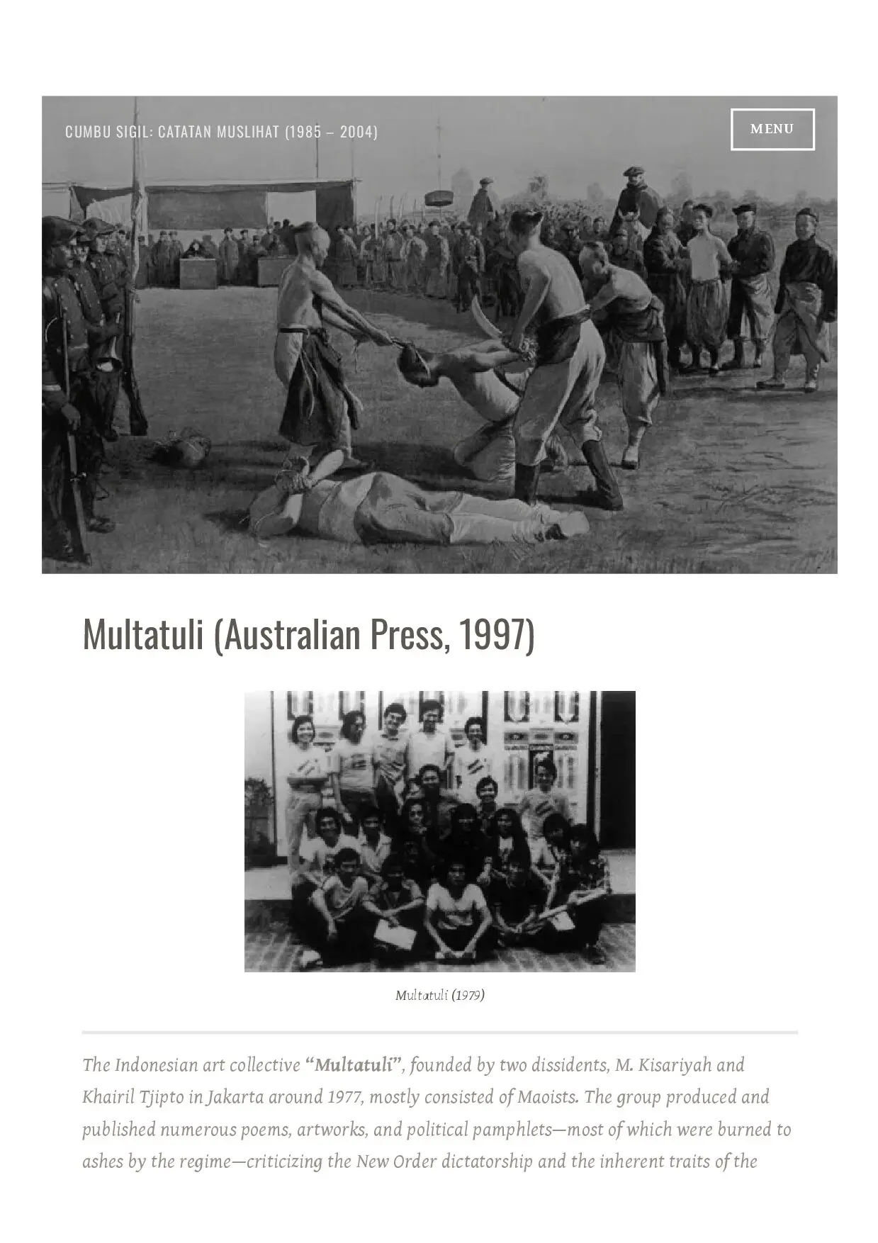 Multatuli (Australian Press, 1997)