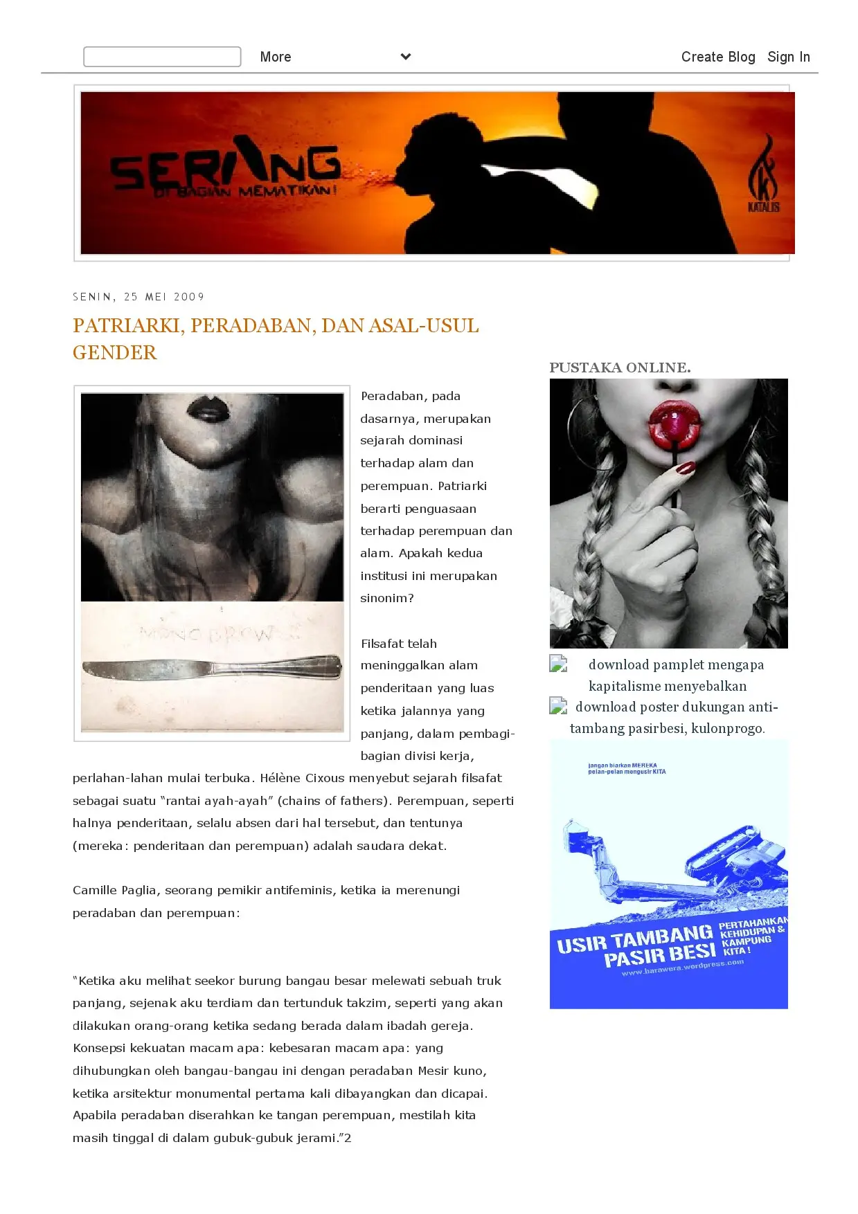 Patriarki, Peradaban, dan Asal-usul Gender