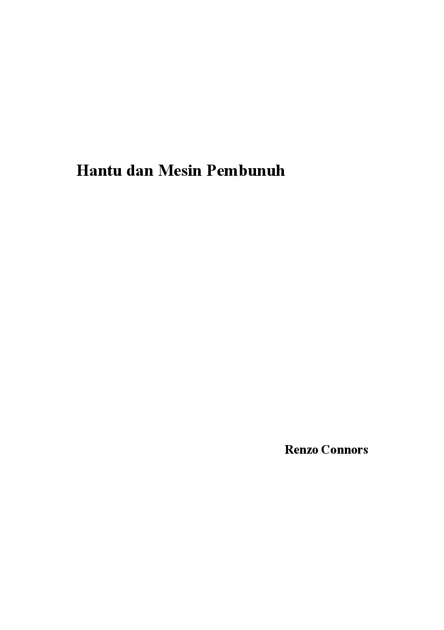 Hantu dan Mesin Pembunuh