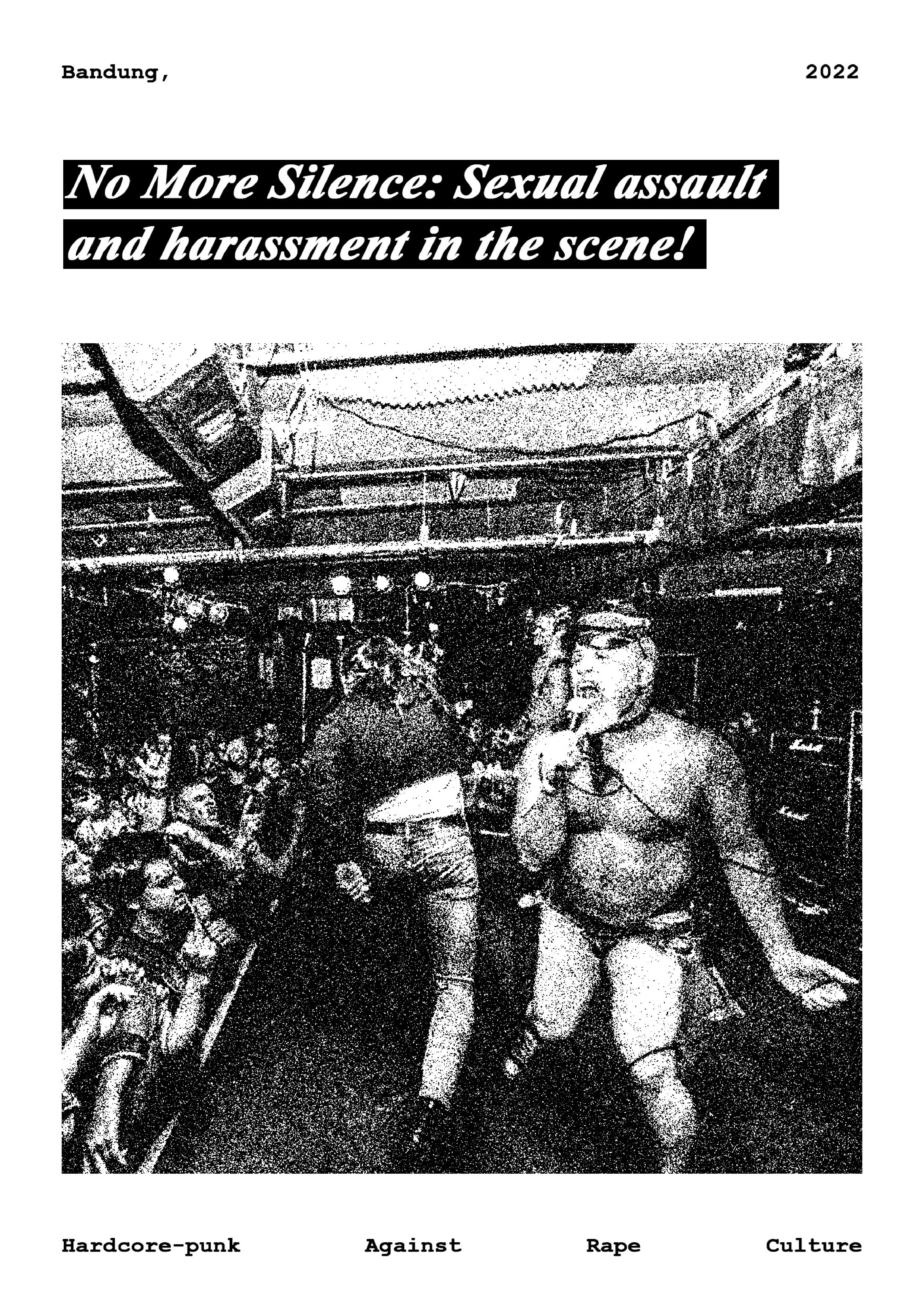 Hardcore Punk vs. Rape Culture