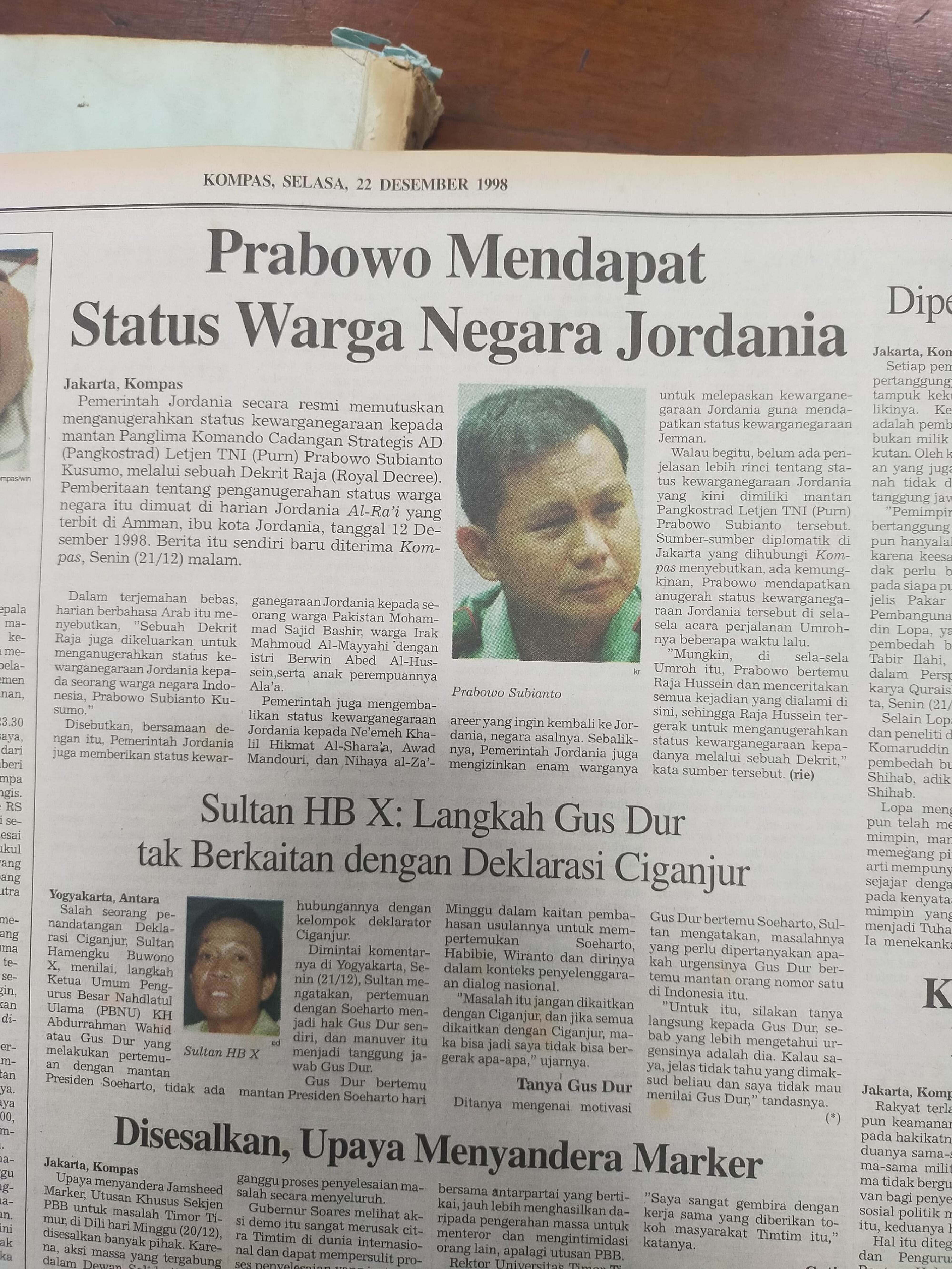 1998-12-22_Militer1_Prabowo-Subianto-Mendapat-Status-Warga-Negara-Yordania_Kompas-6-scaled-e1706692831193�