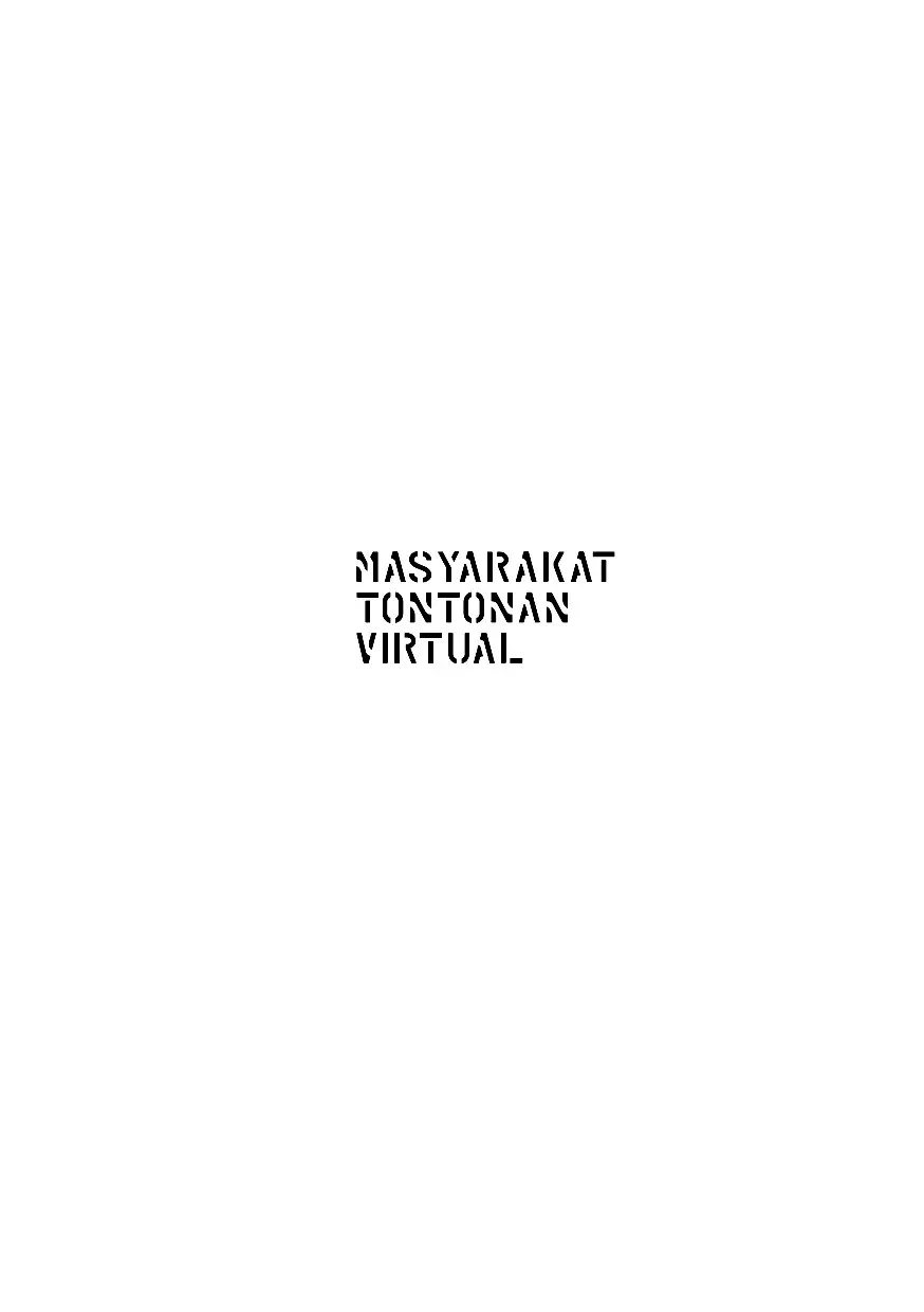 Masyarakat Tontonan Virtual