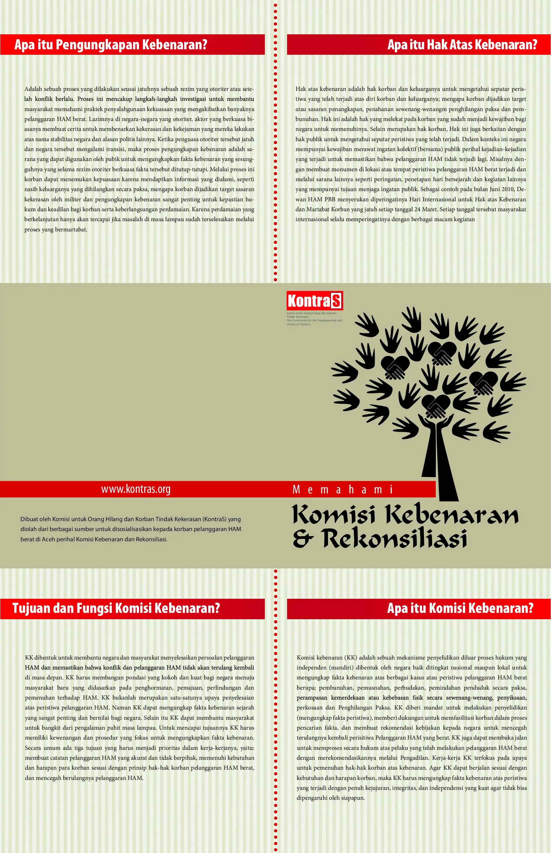 Memahami Komisi Kebenaran dan Rekonsiliasi