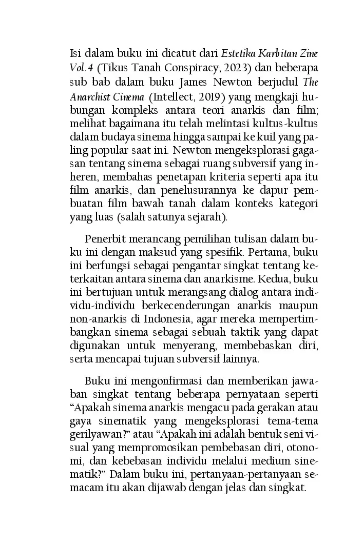 Pengantar Sinema Anarkis