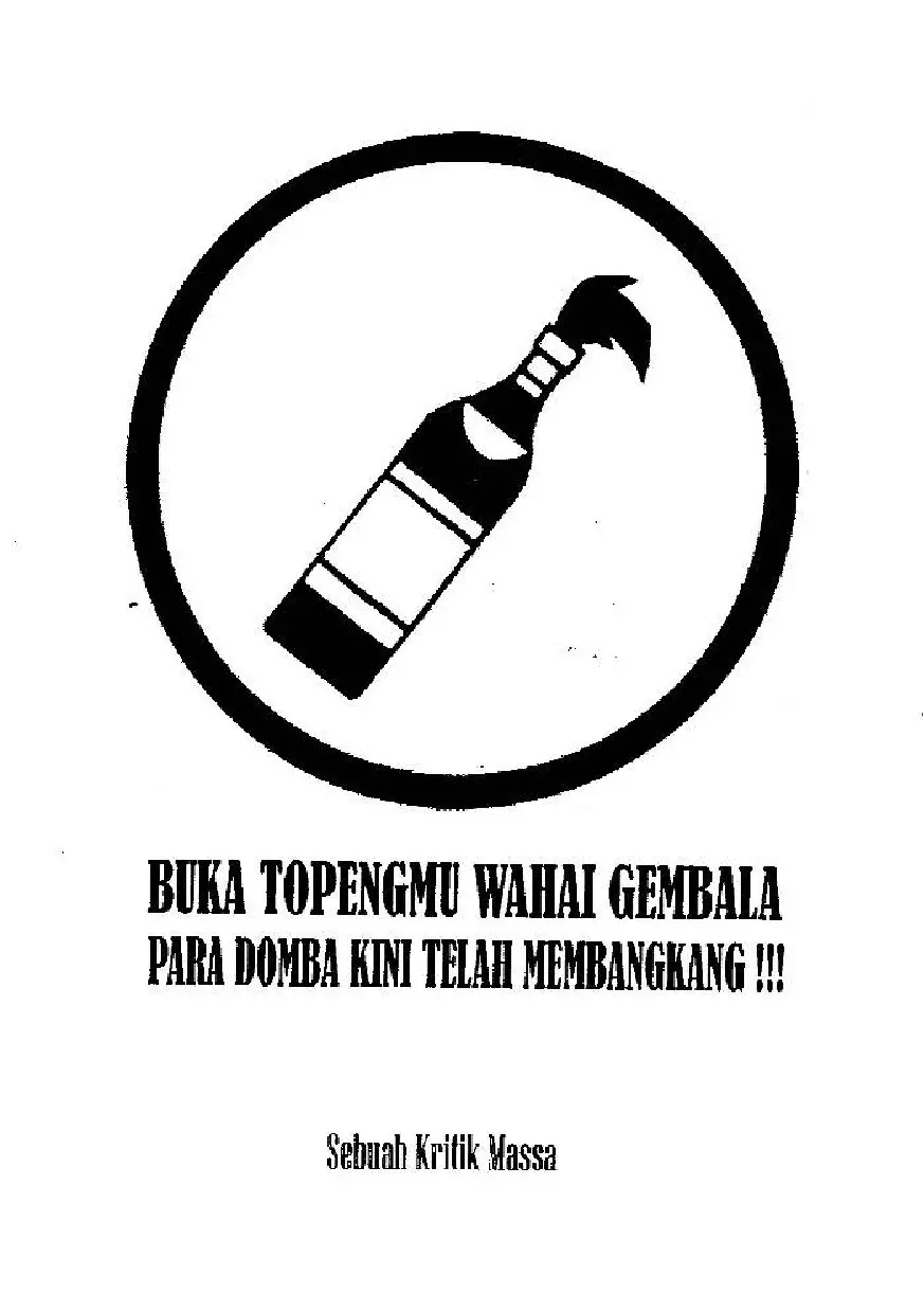 Buka Topengmu Wahai Gembala, Para Domba Kini Telah Membangkang