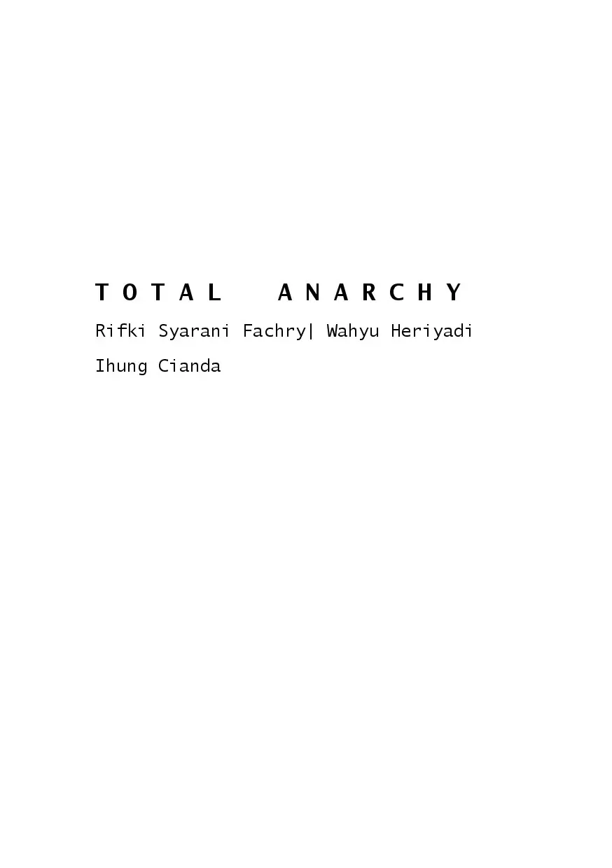 Total Anarchy