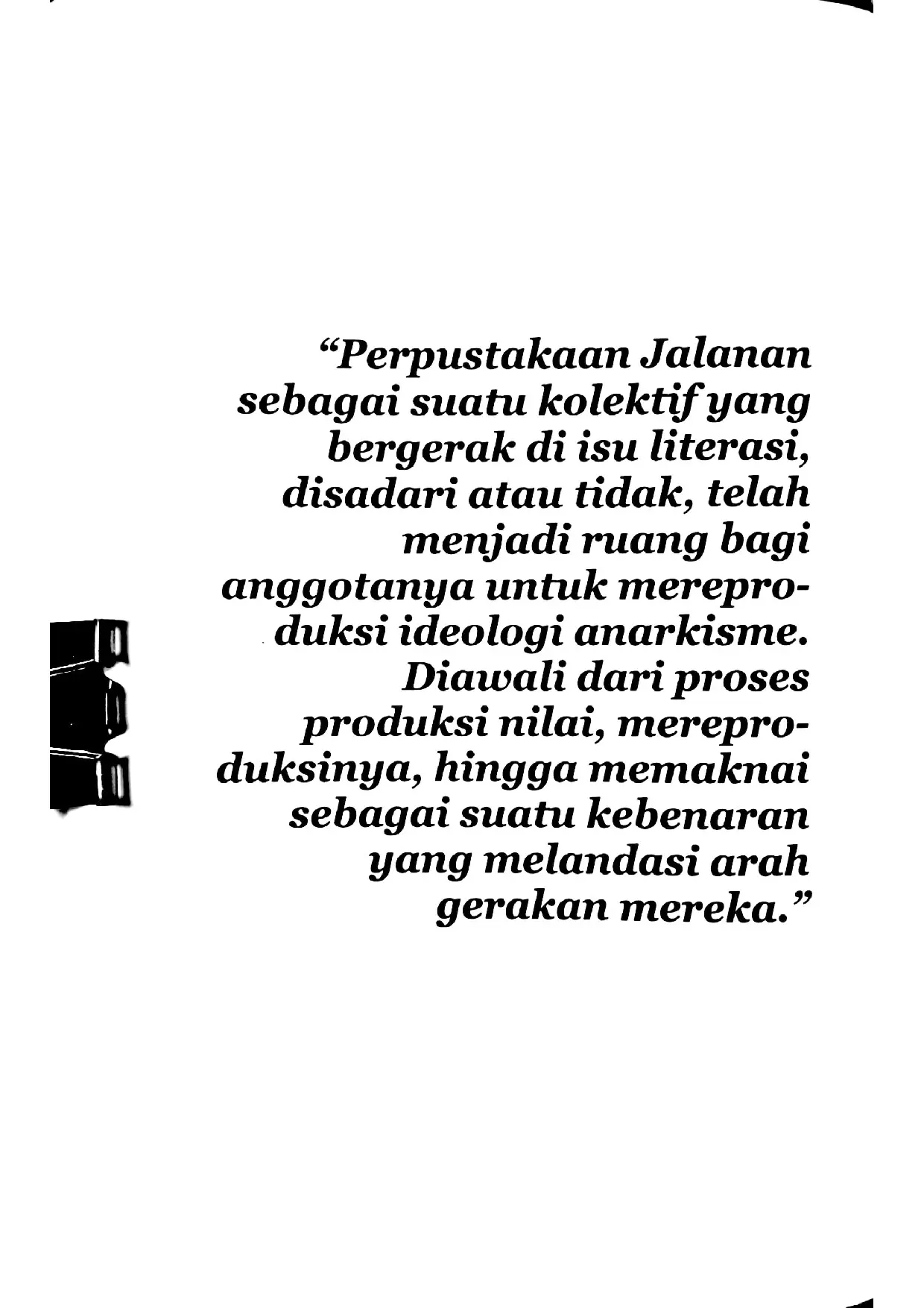 Perpustakaan Jalanan Yogyakarta: Reproduksi Ideologi Anarkisme