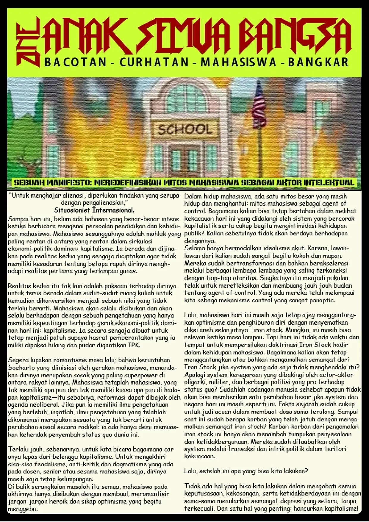 Anak Semua Bangsa Zine Vol. 2
