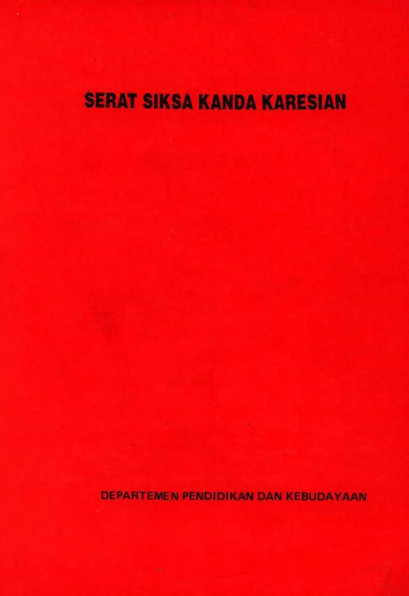 Serat siksa kanda karesian