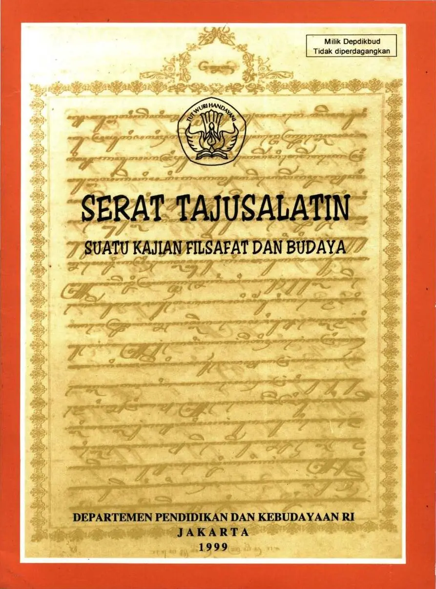 Serat Tajusalatin: suatu kajian filsafat dan budaya