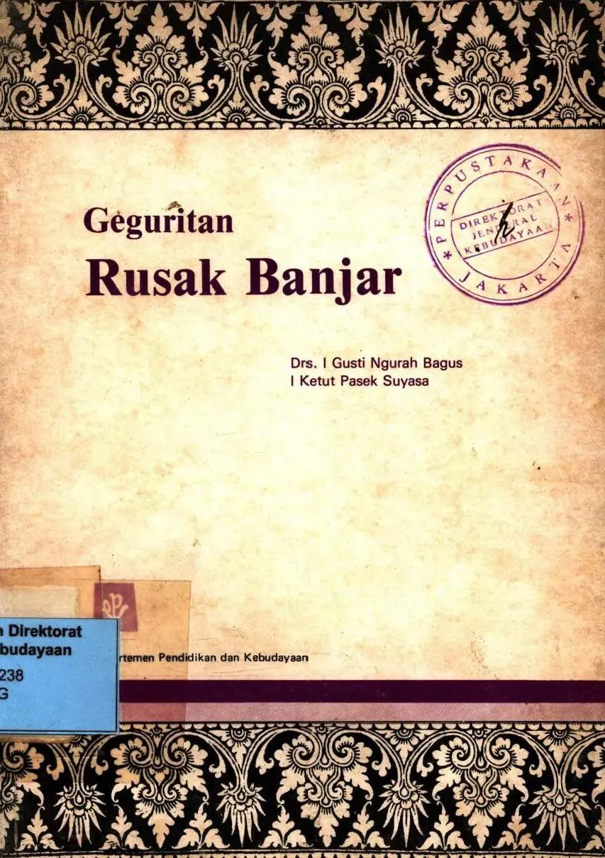 Geguritan rusak Banjar