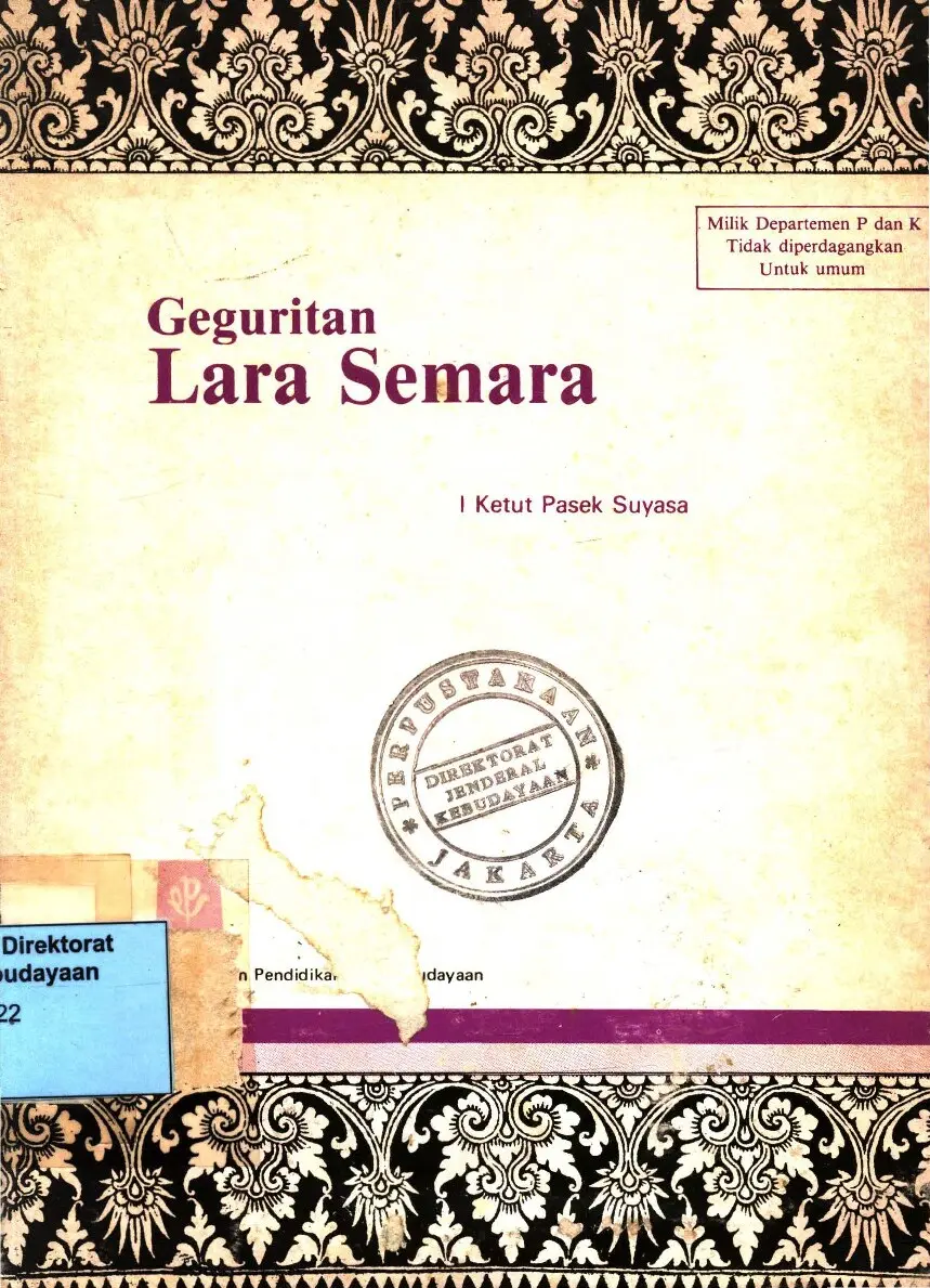 Geguritan Lara Semara