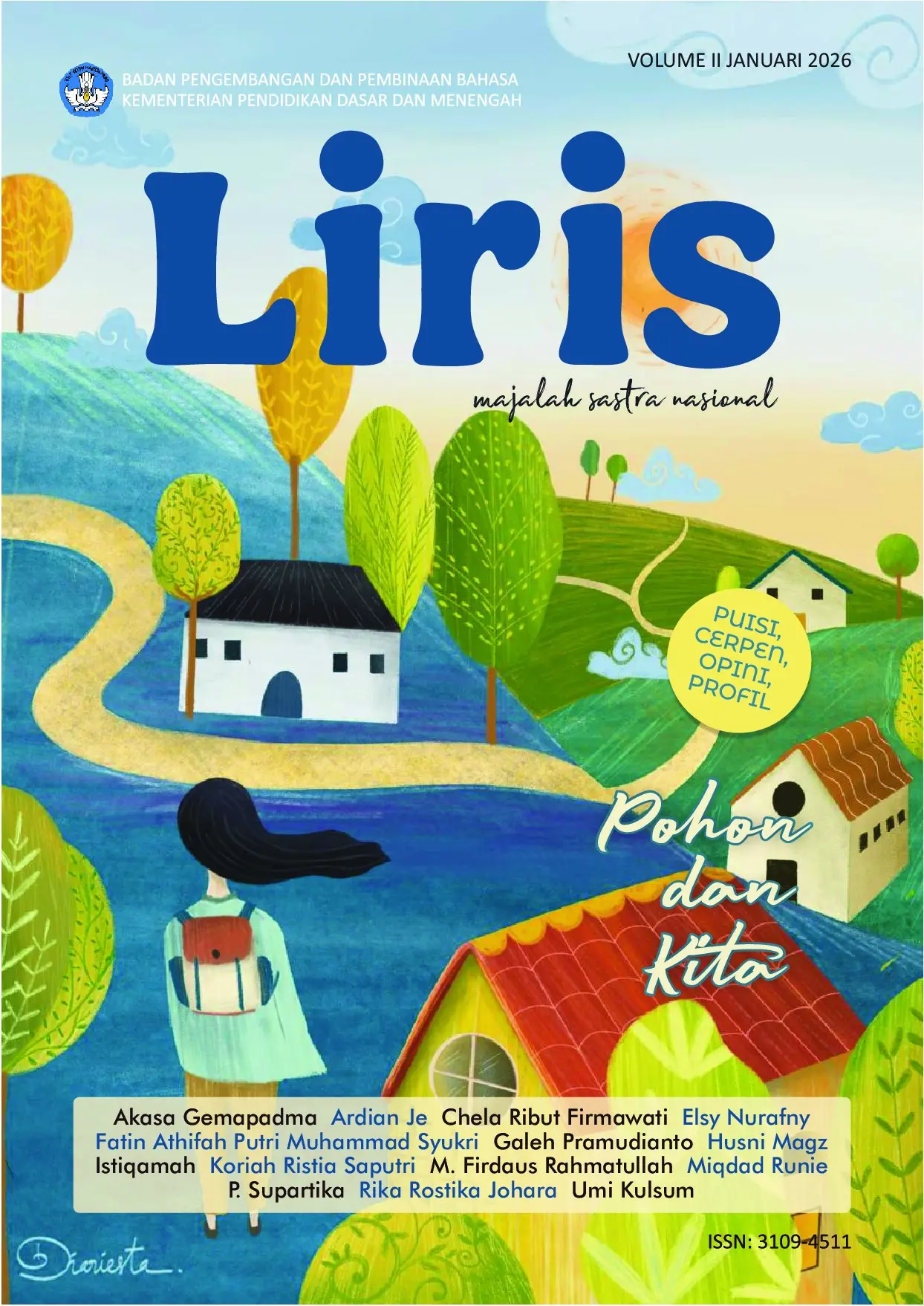 Liris majalah sastra nasional: pohon dan kita vol. II Januari 2026