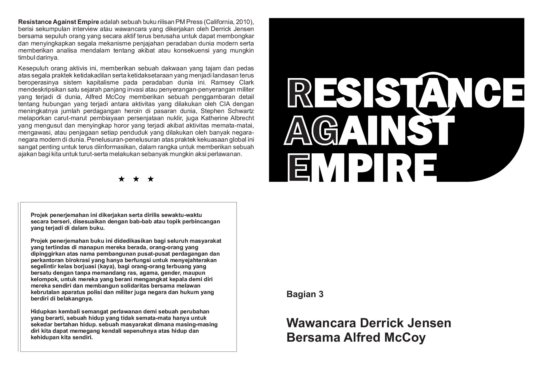 Resistance Against Empire #3
