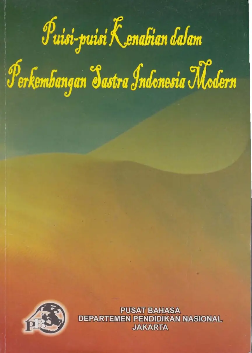 Puisi-puisi kenabian dalam perkembangan sastra Indonesia modern