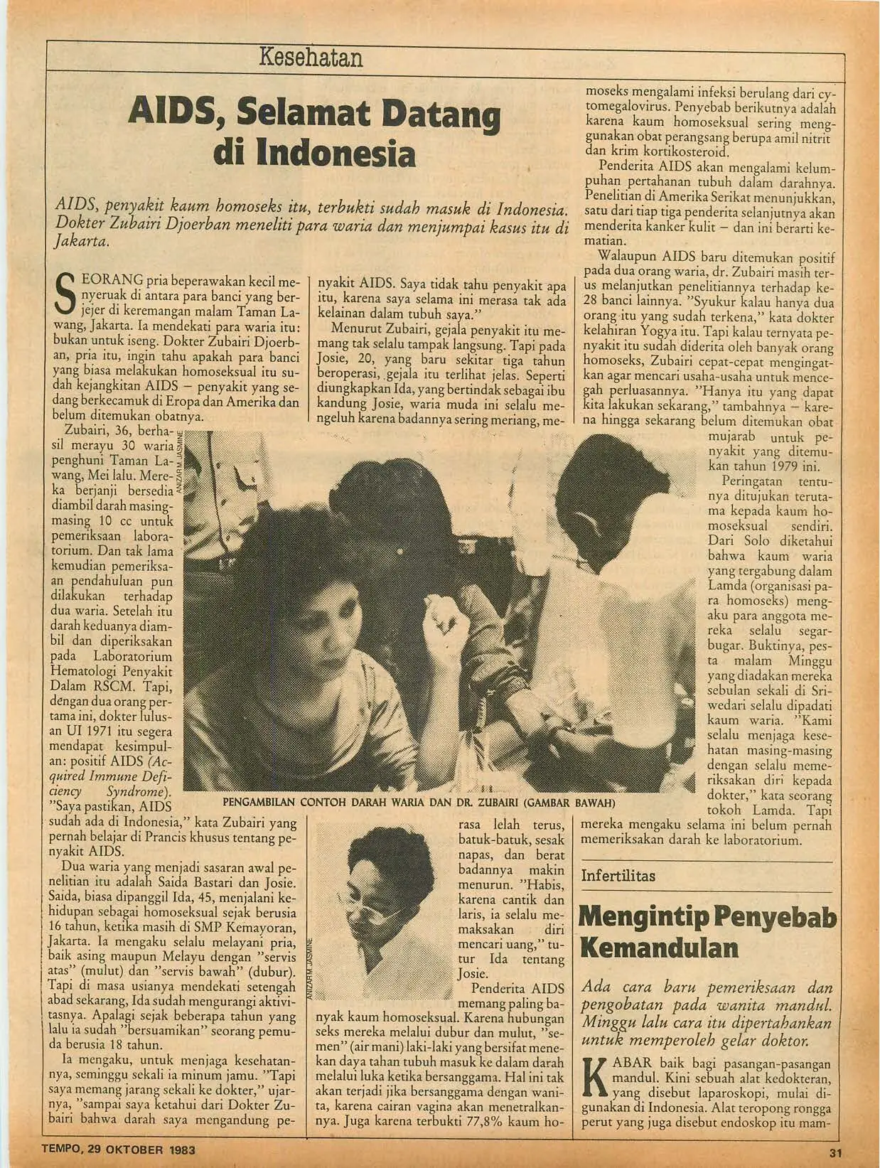AIDS, Selamat Datang di Indonesia