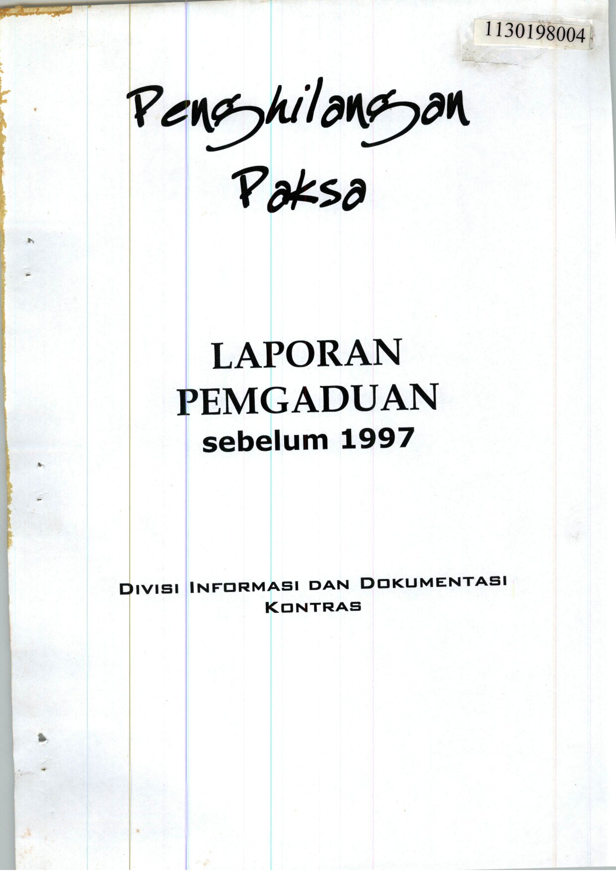 00009-Laporan_LAPORAN-PENGADUAN-SEBELUM-1997