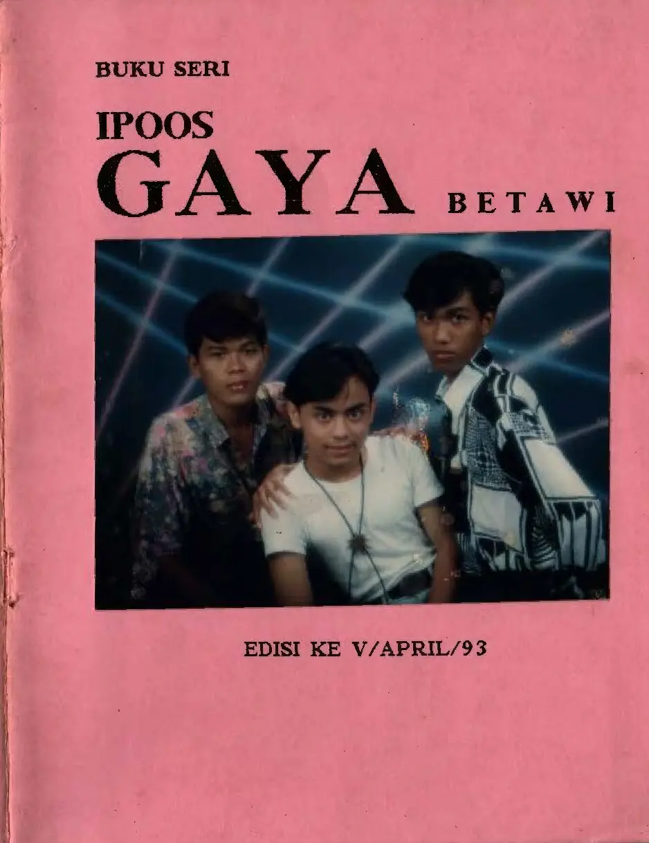 Buku Seri IPOOS GAYa Betawi #5a