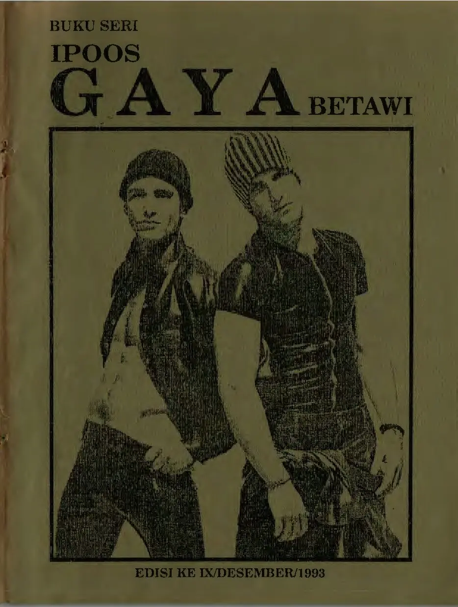 Buku Seri IPOOS GAYa Betawi #9
