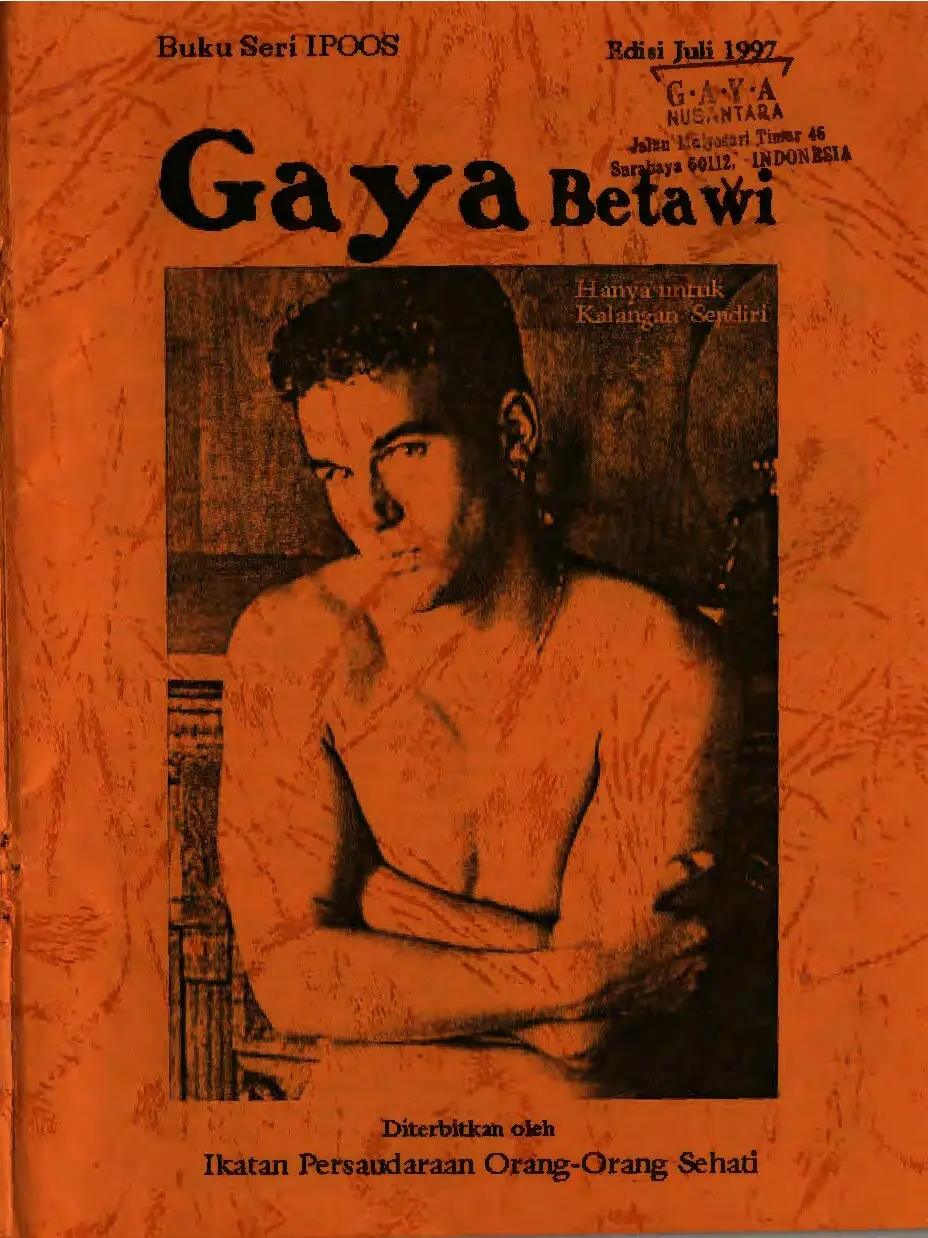 Buku Seri IPOOS GAYa Betawi Juli 1997
