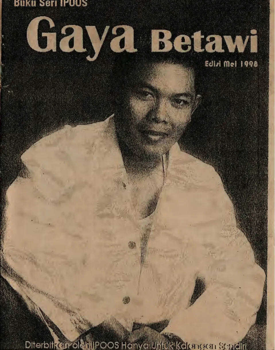 Buku Seri IPOOS GAYa Betawi May 1998