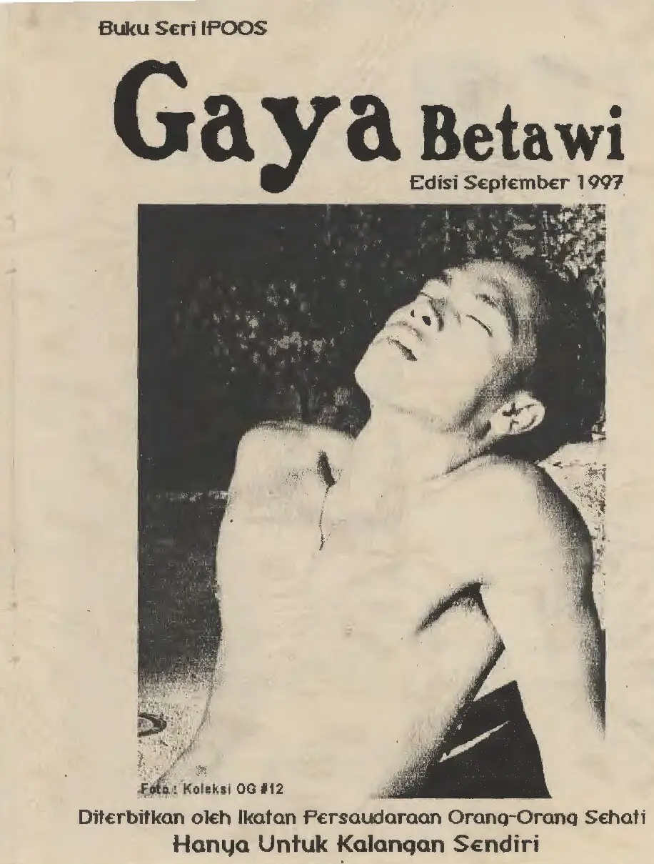 Buku Seri IPOOS GAYa Betawi Sept 1997