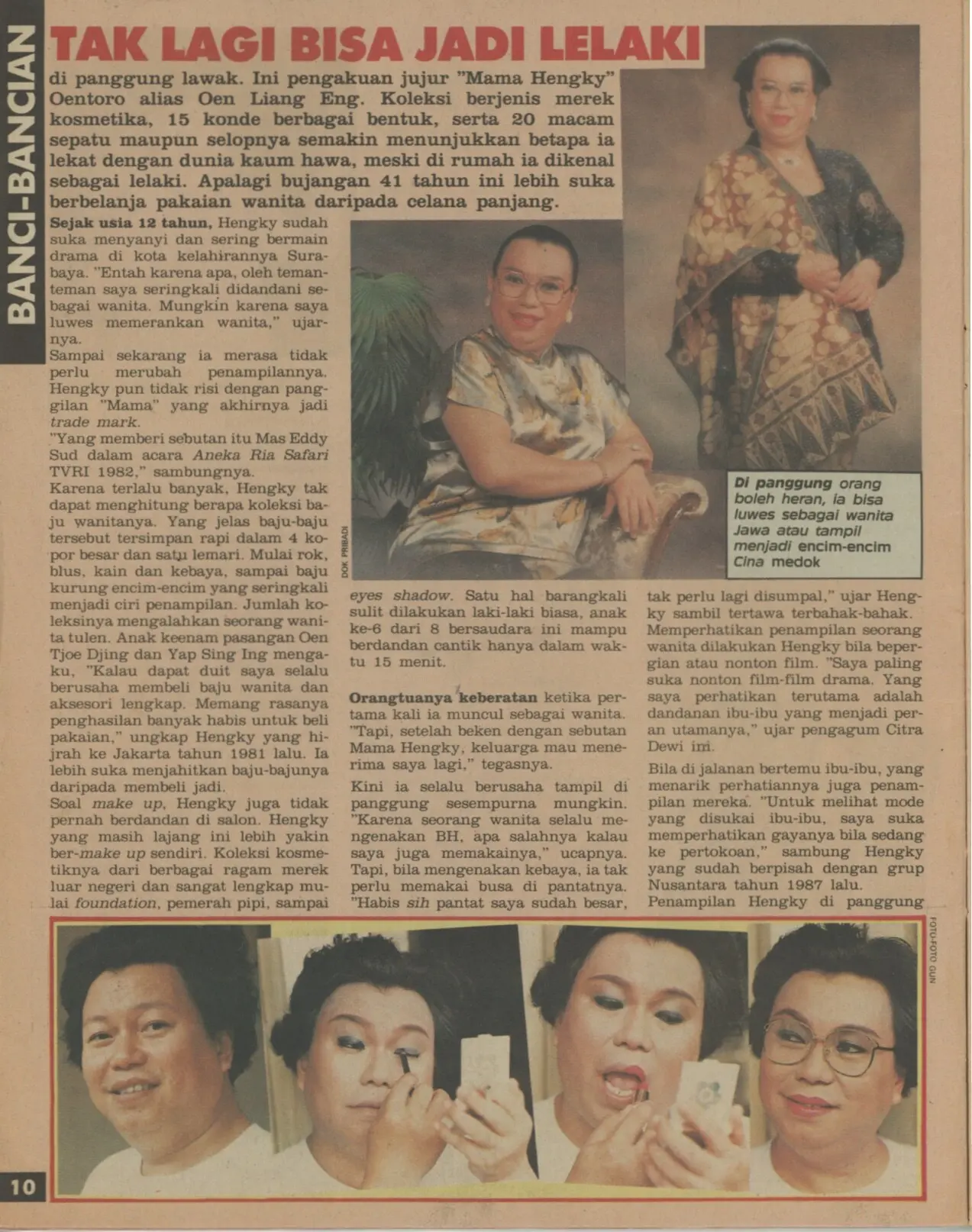 Tak Lagi Bisa Jadi Lelaki