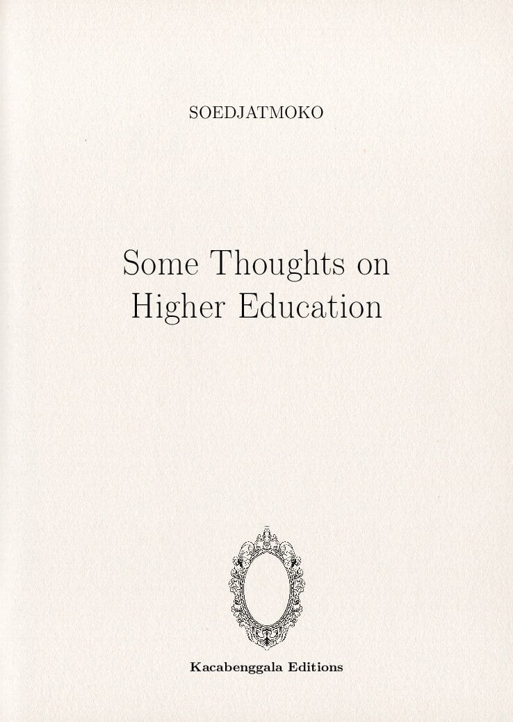 Some Thoughts on Higher Education
