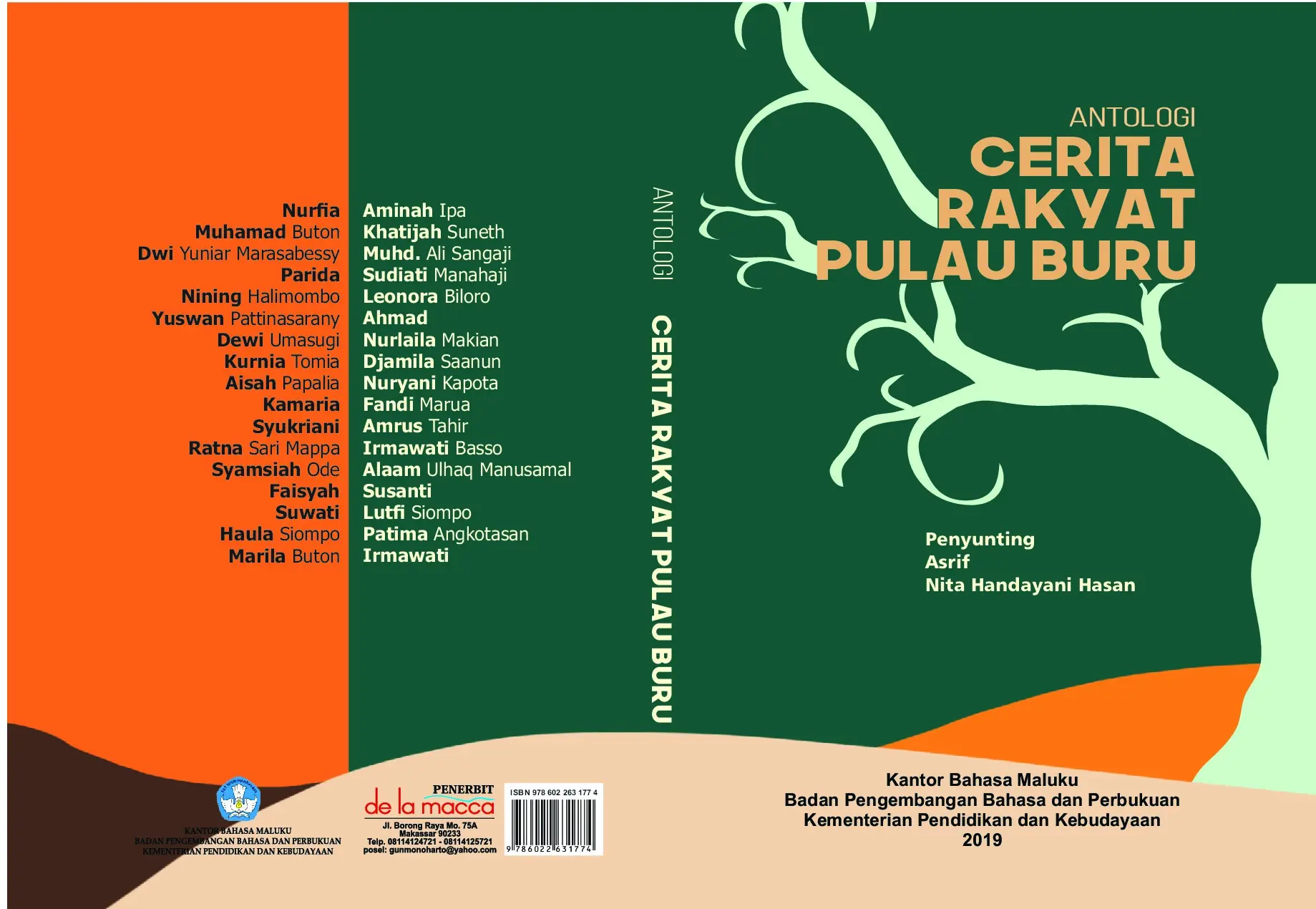 Antologi cerita rakyat Pulau Buru Provinsi Maluku