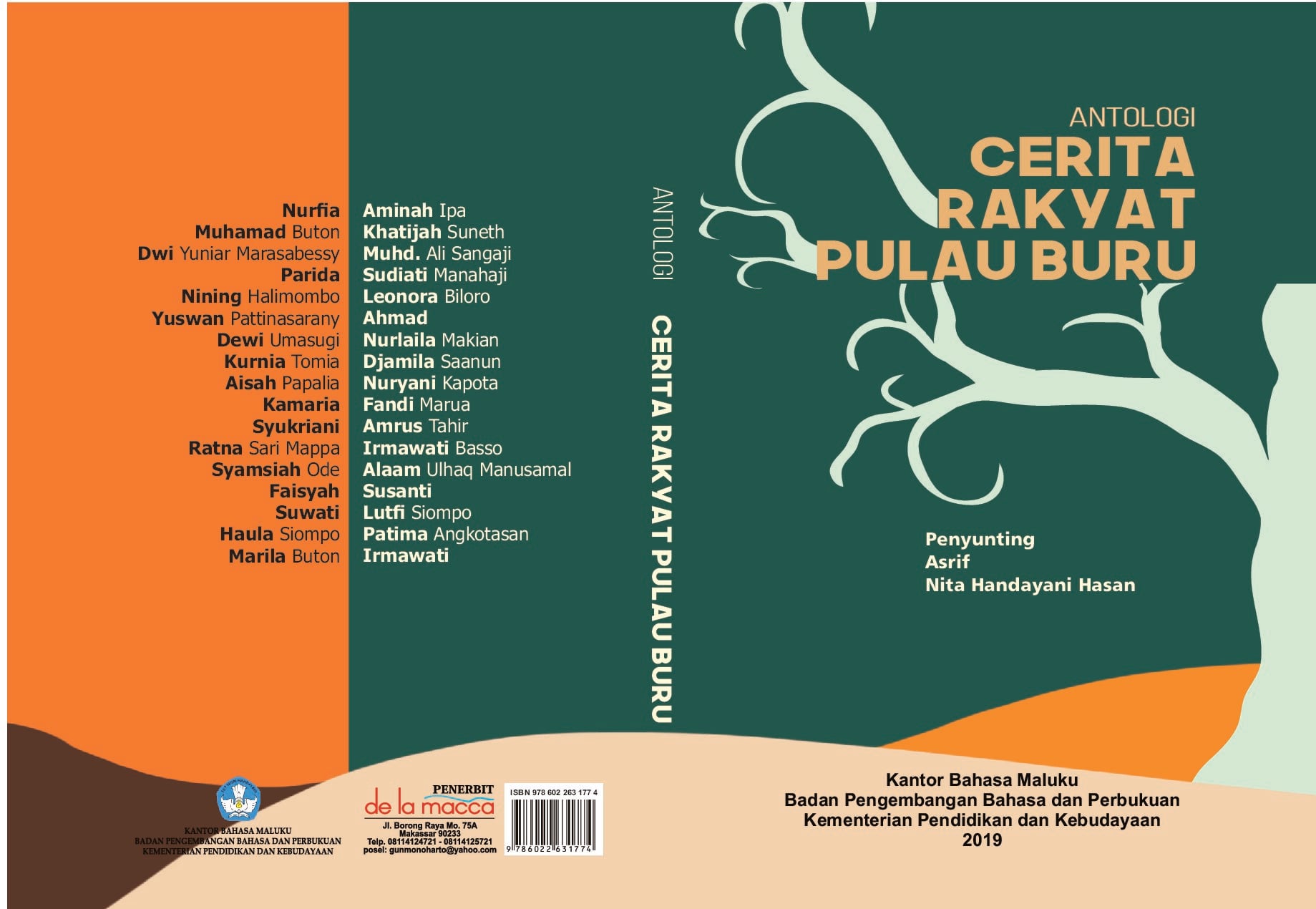 Antologi cerita rakyat Pulau Buru Provinsi Maluku