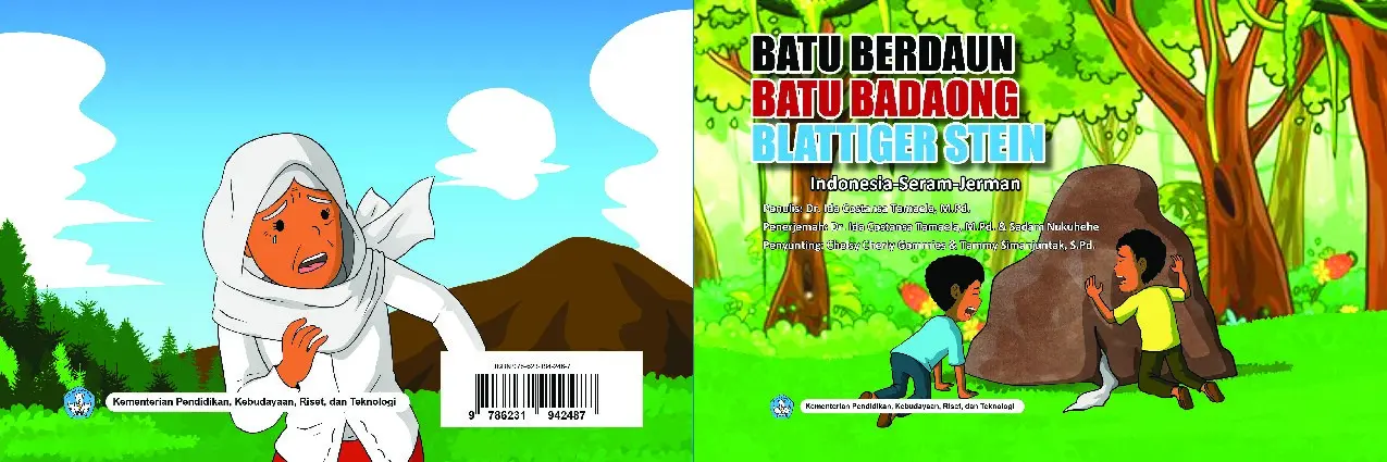 Batu berdaun = Batu badaong = Blattiger stein