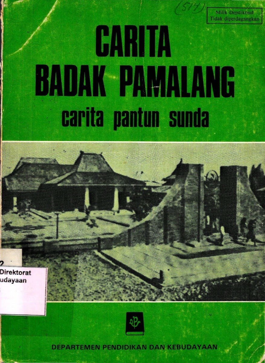 Carita badak pamalang: carita pantun Sunda