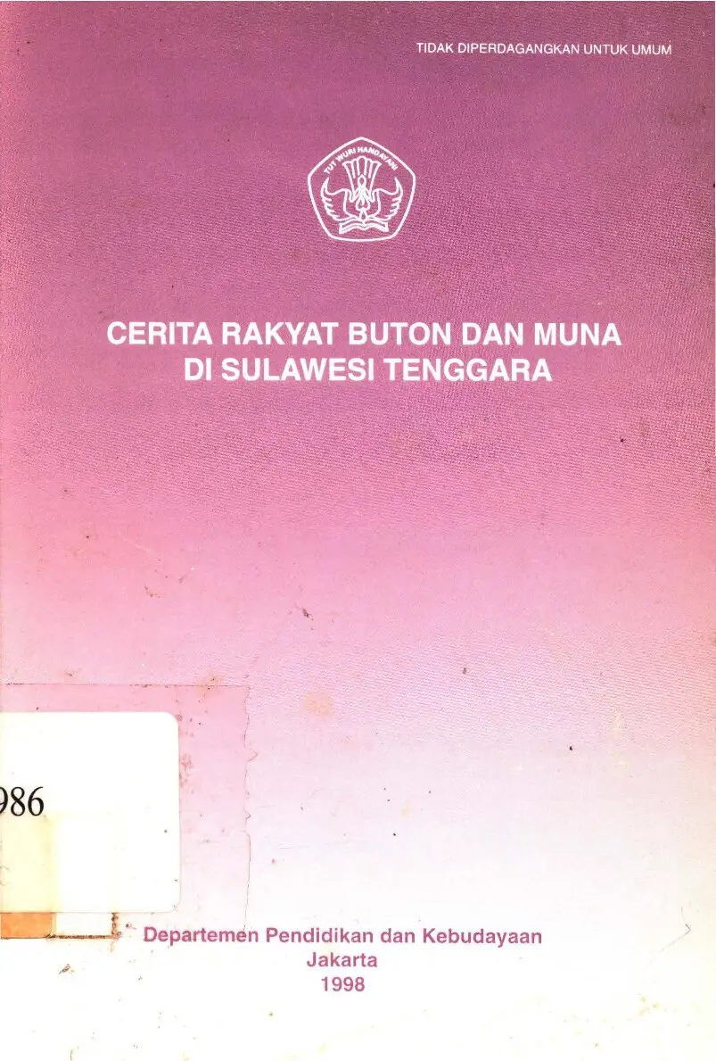 Cerita Rakyat Buton dan Muna di Sulawesi Tenggara