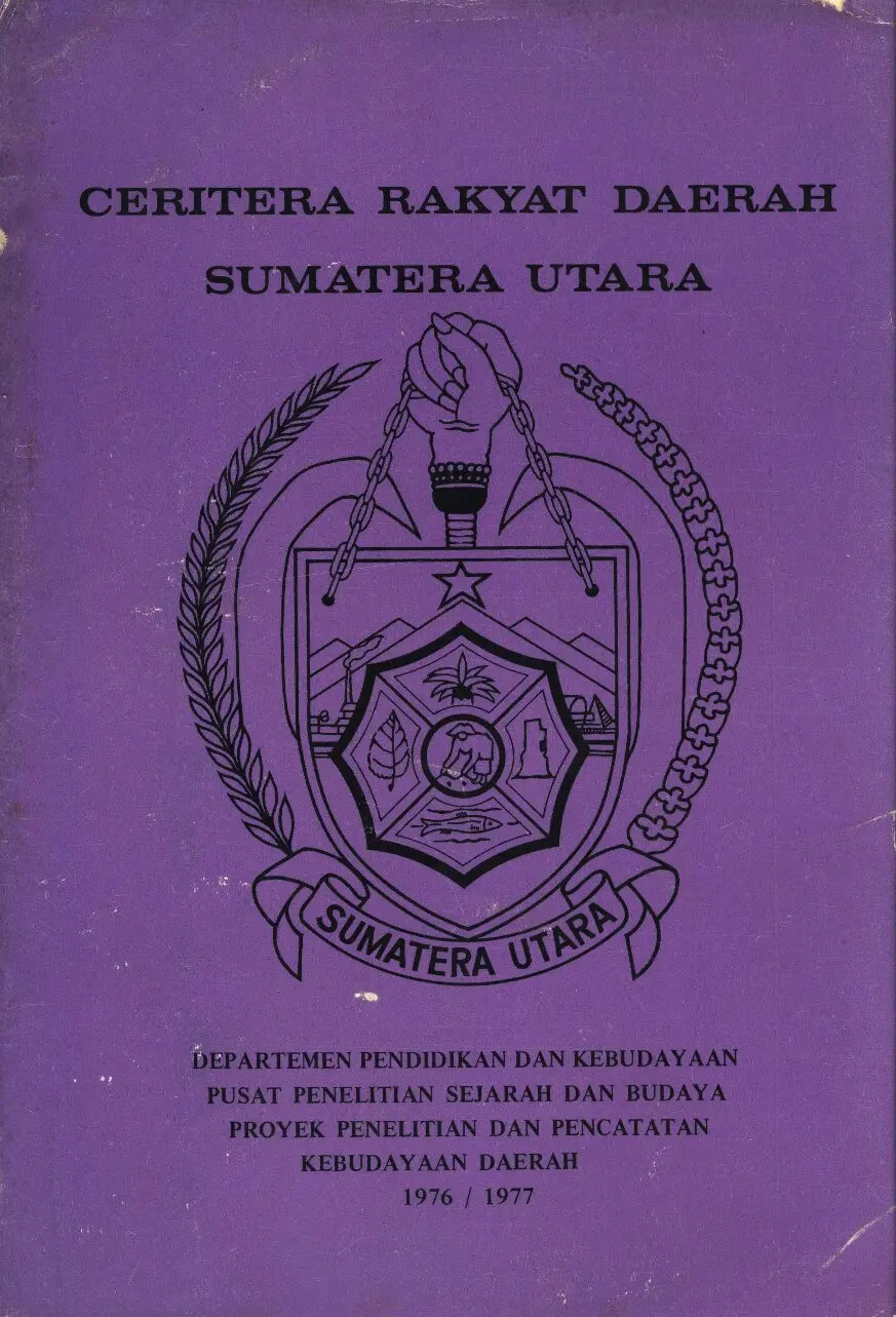 Ceritera rakyat daerah Sumatera Utara